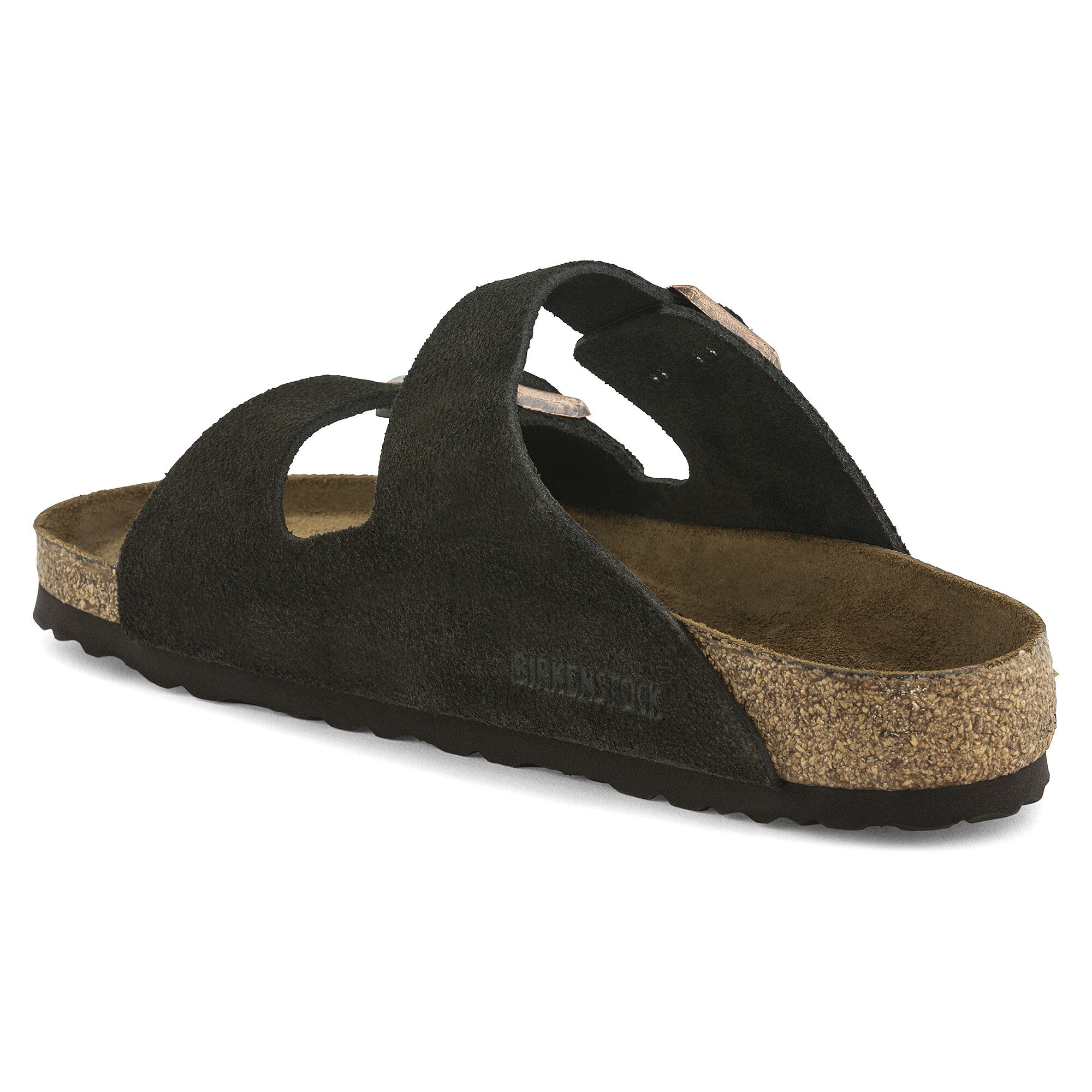 Birkenstock arizona suede leather mocha hot sale
