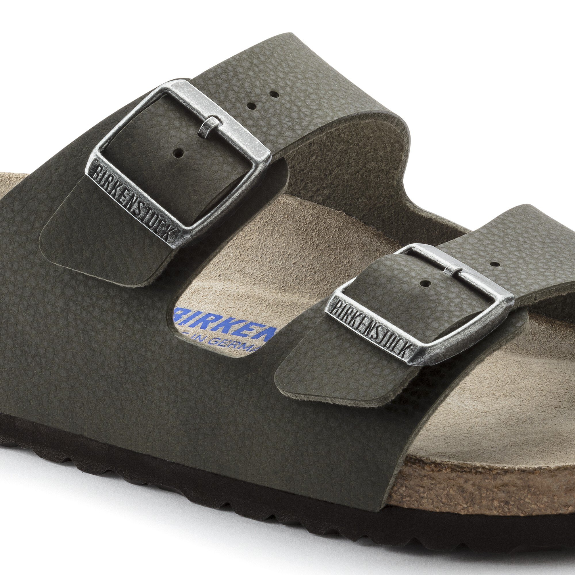 desert soil green birkenstock