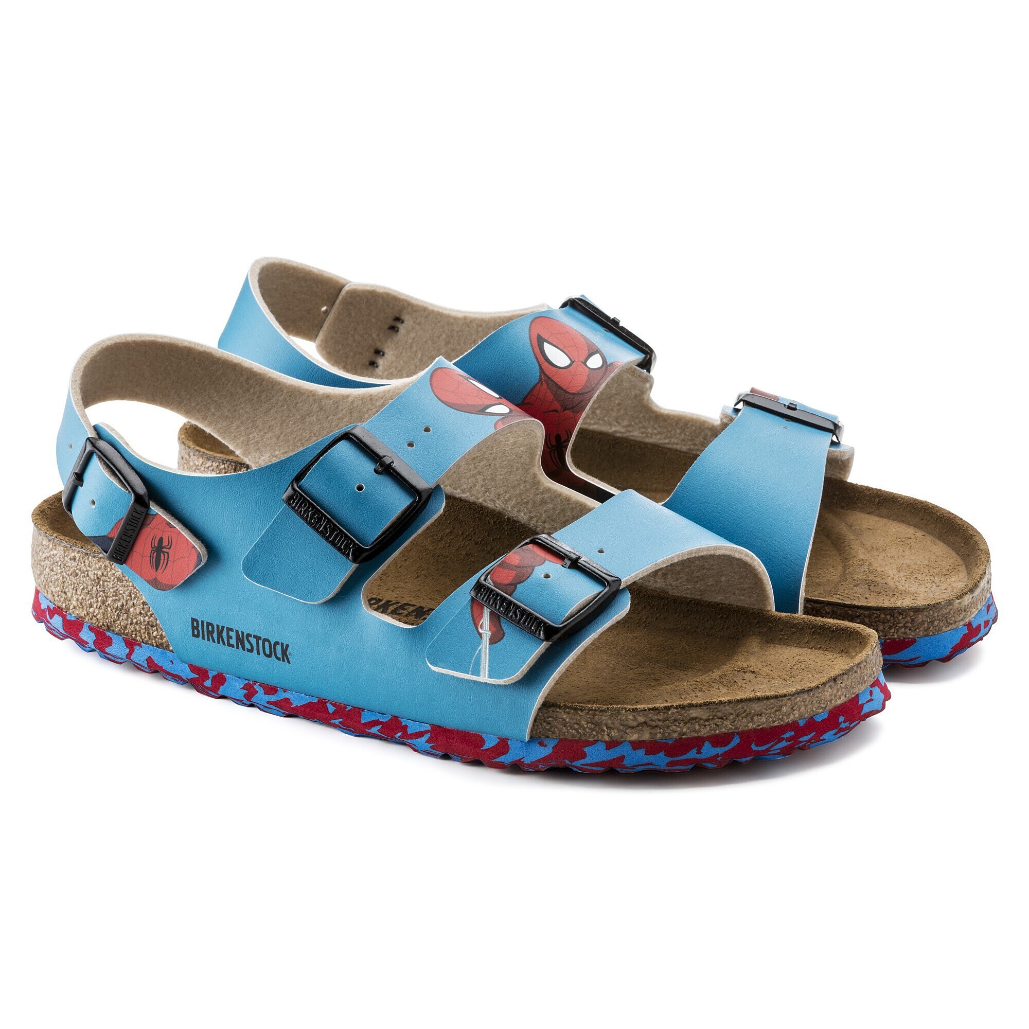 Drink water Intimidatie tunnel Milano Birko-Flor Marvel Spiderman Blue | BIRKENSTOCK