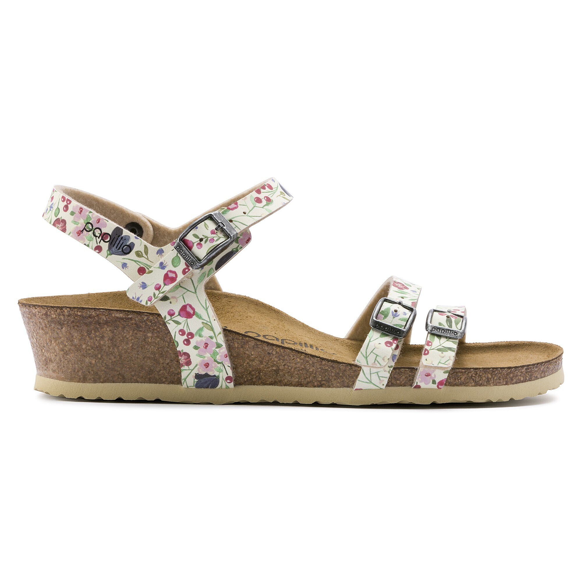 birkenstock meadow flowers beige