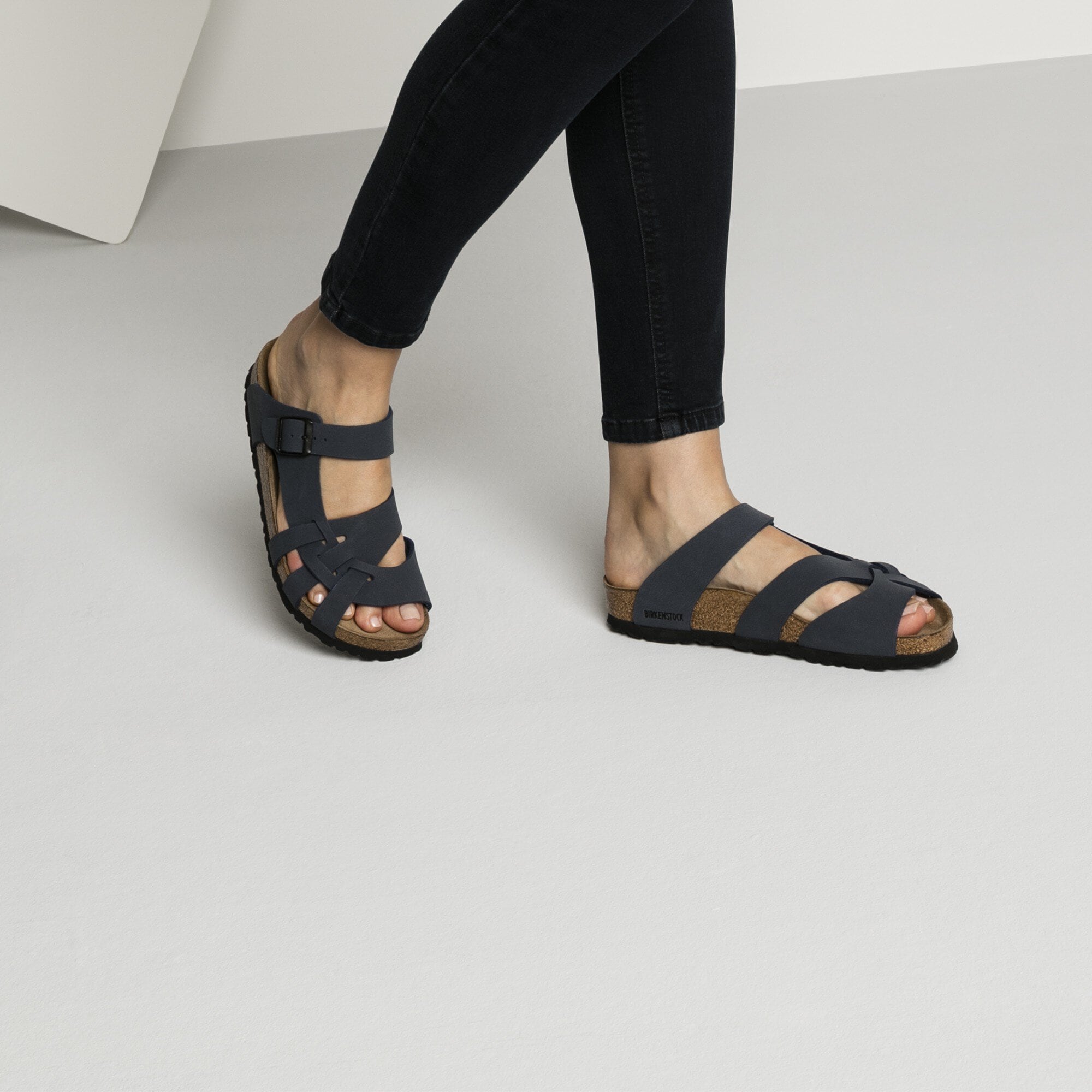 Footbed Birko-Flor Nubuck Navy | BIRKENSTOCK