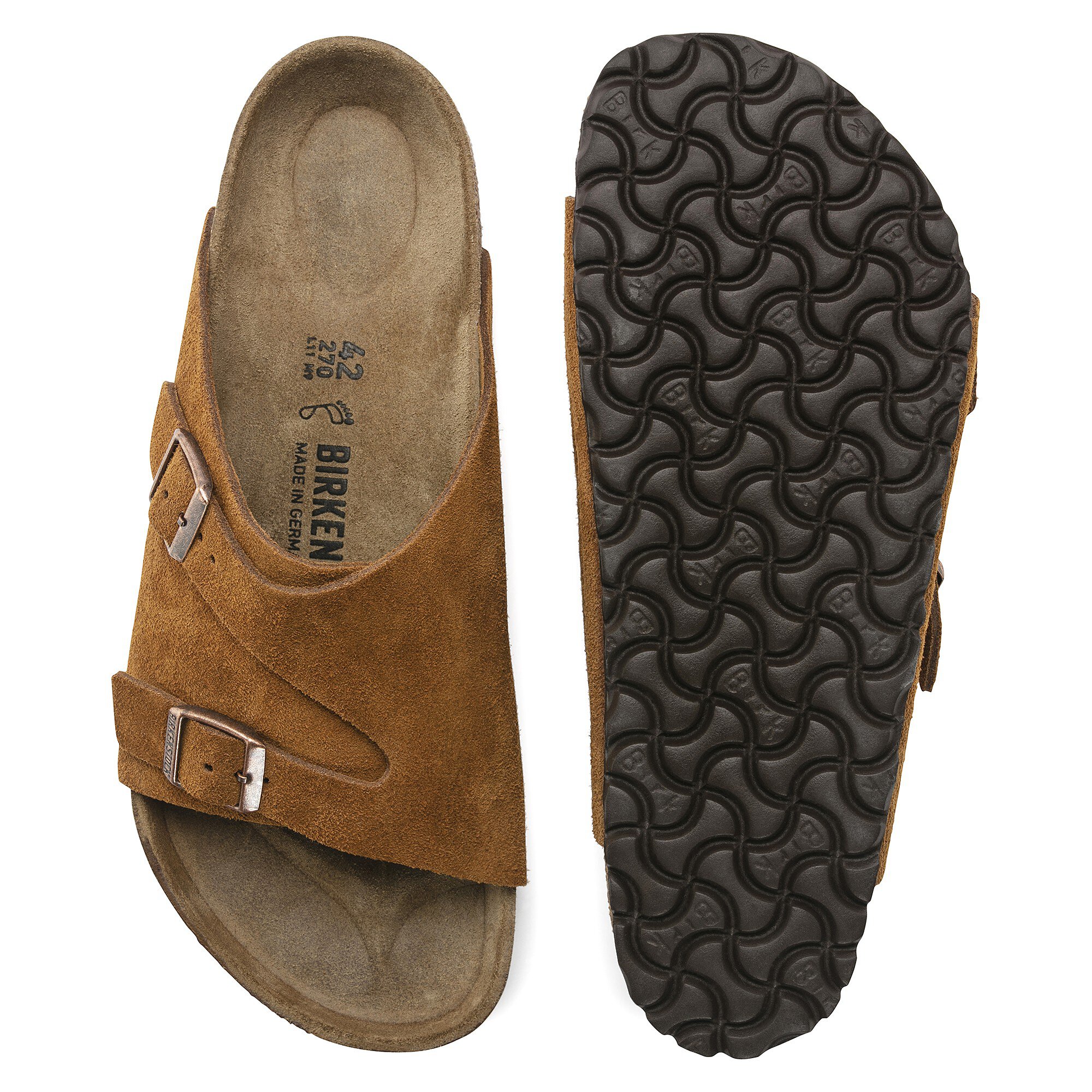 美品　ビルケンシュトック　チューリッヒ　42 レギュラー幅　ミンク BIRKENSTOCK ビルケンシュトック チューリッヒ ミンク 42