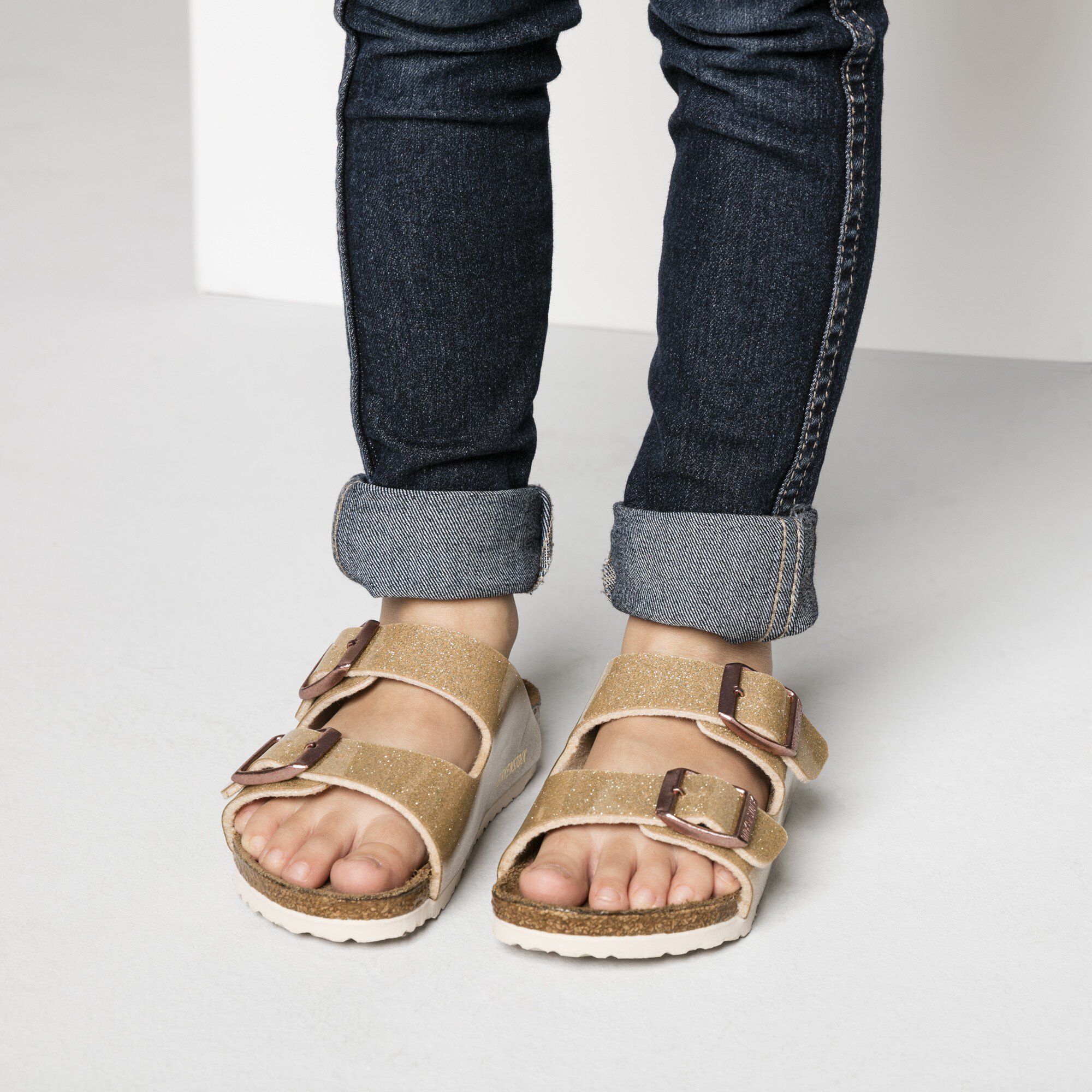 birkenstock arizona gold