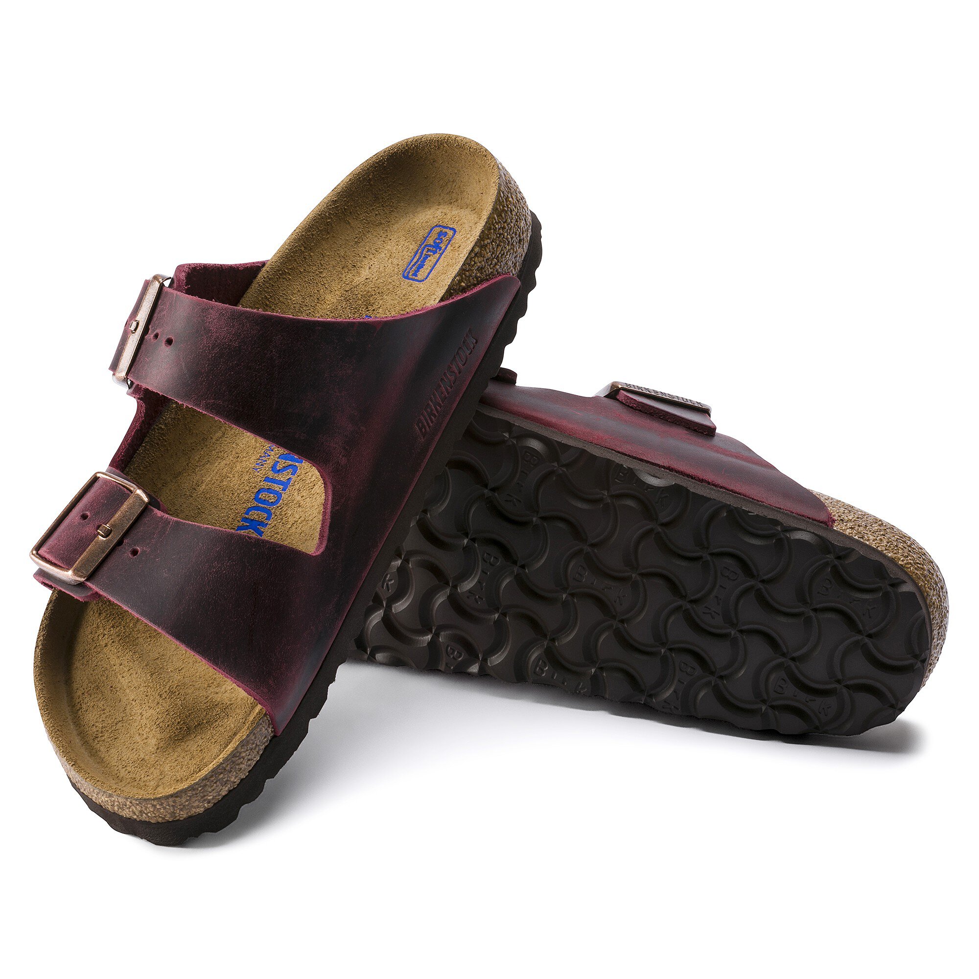 Birkenstock arizona sales oiled leather zinfandel