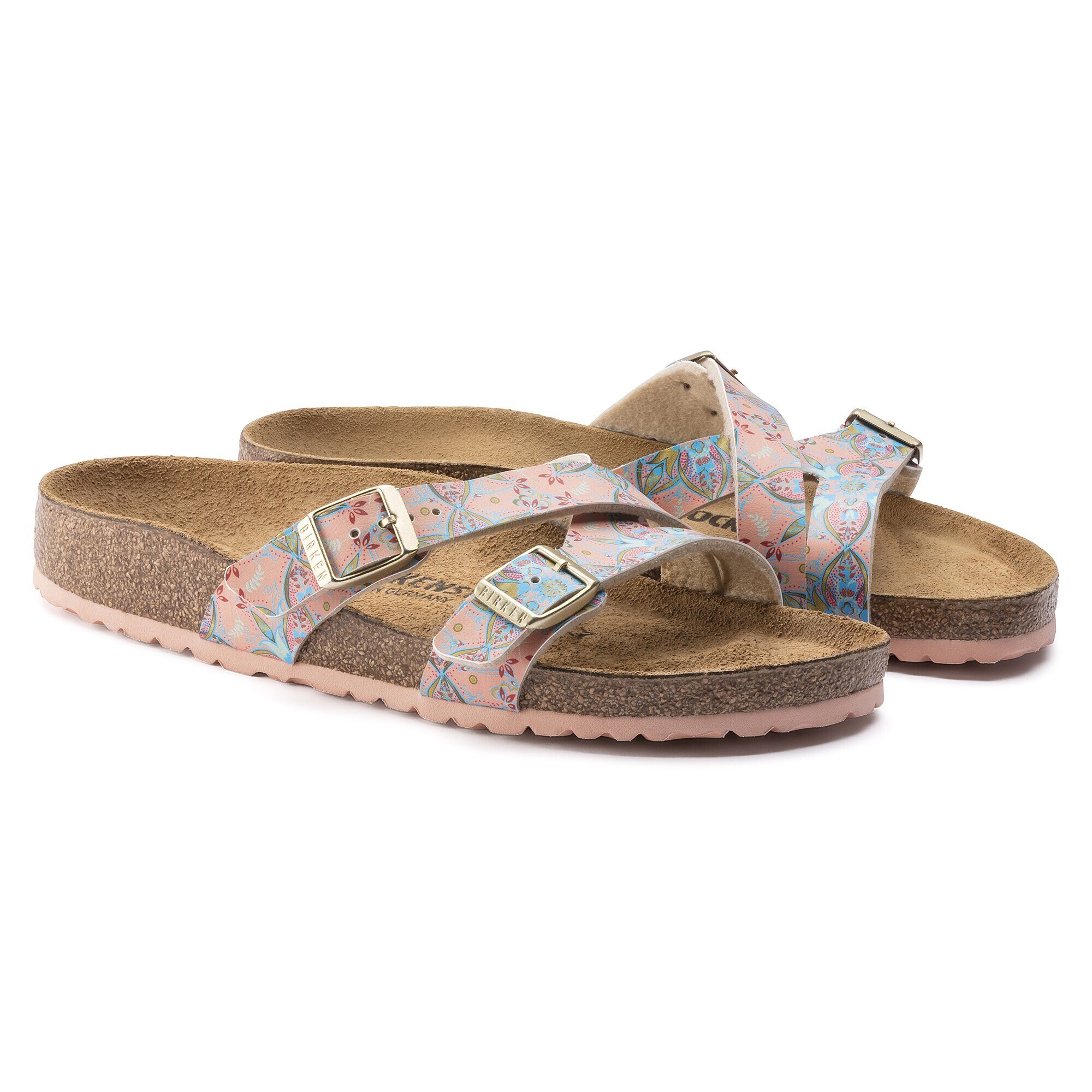 Yao Birko-Flor Boho Flowers Salmon | BIRKENSTOCK