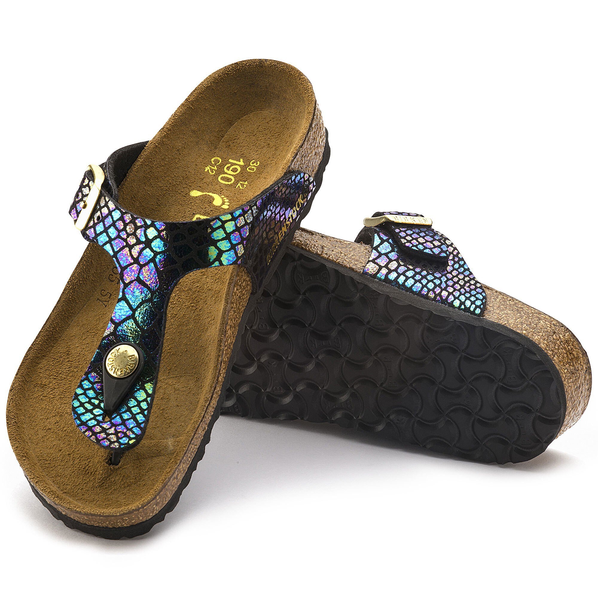 Birkenstock Gizeh BS skor Shiny Snake