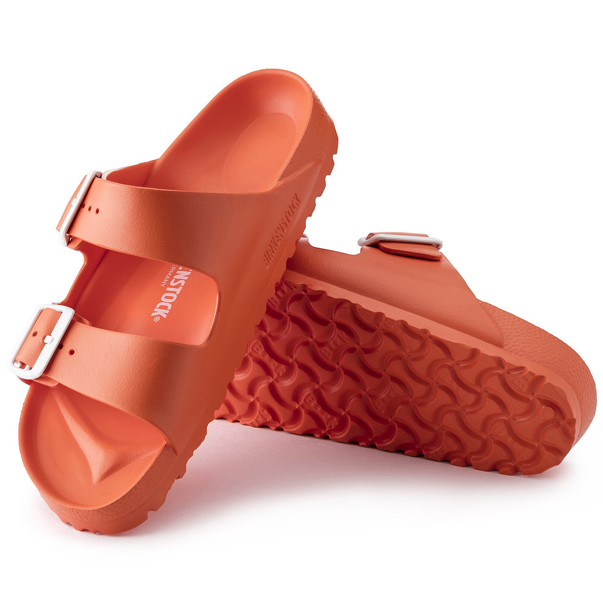 birkenstock arizona essentials coral