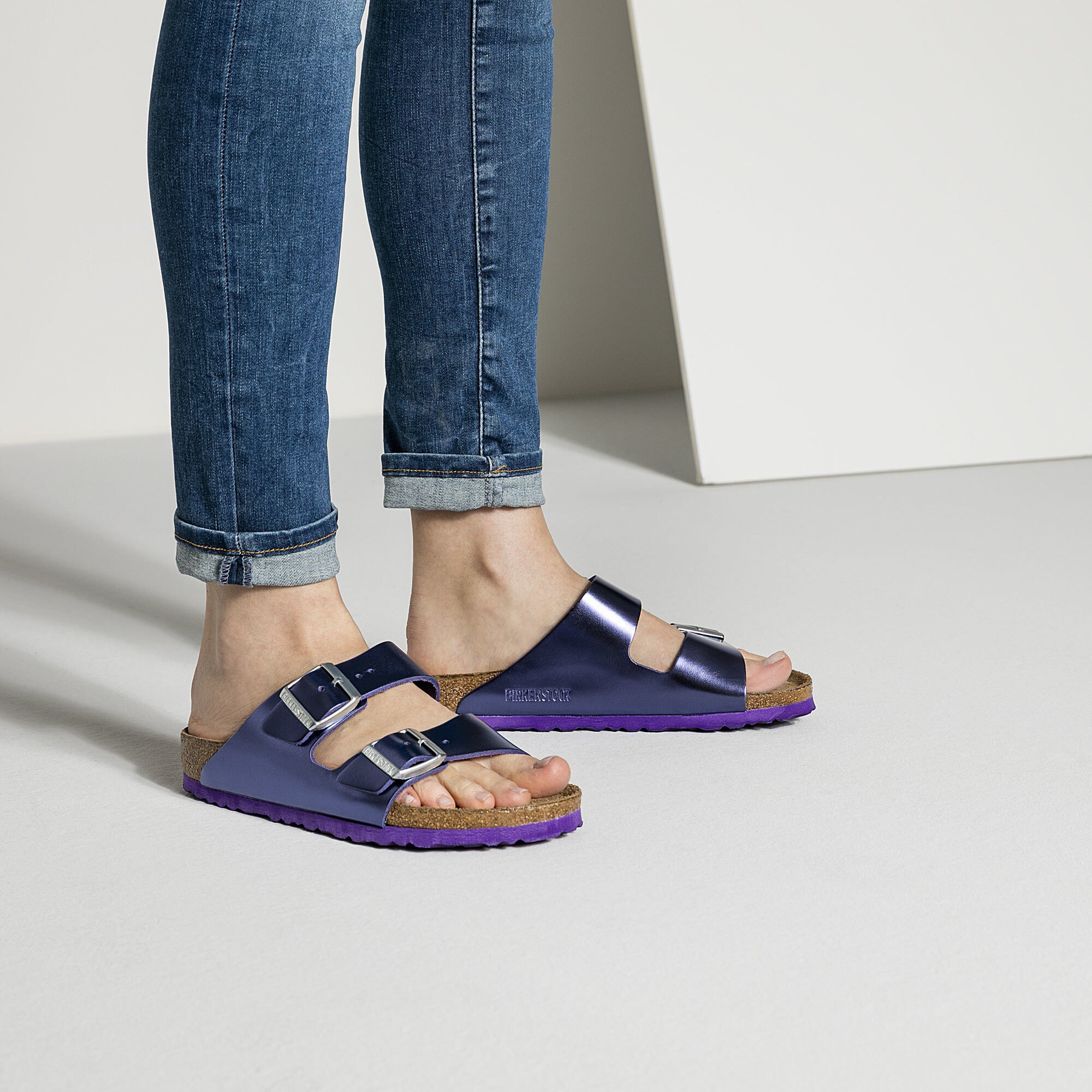 metallic birkenstocks