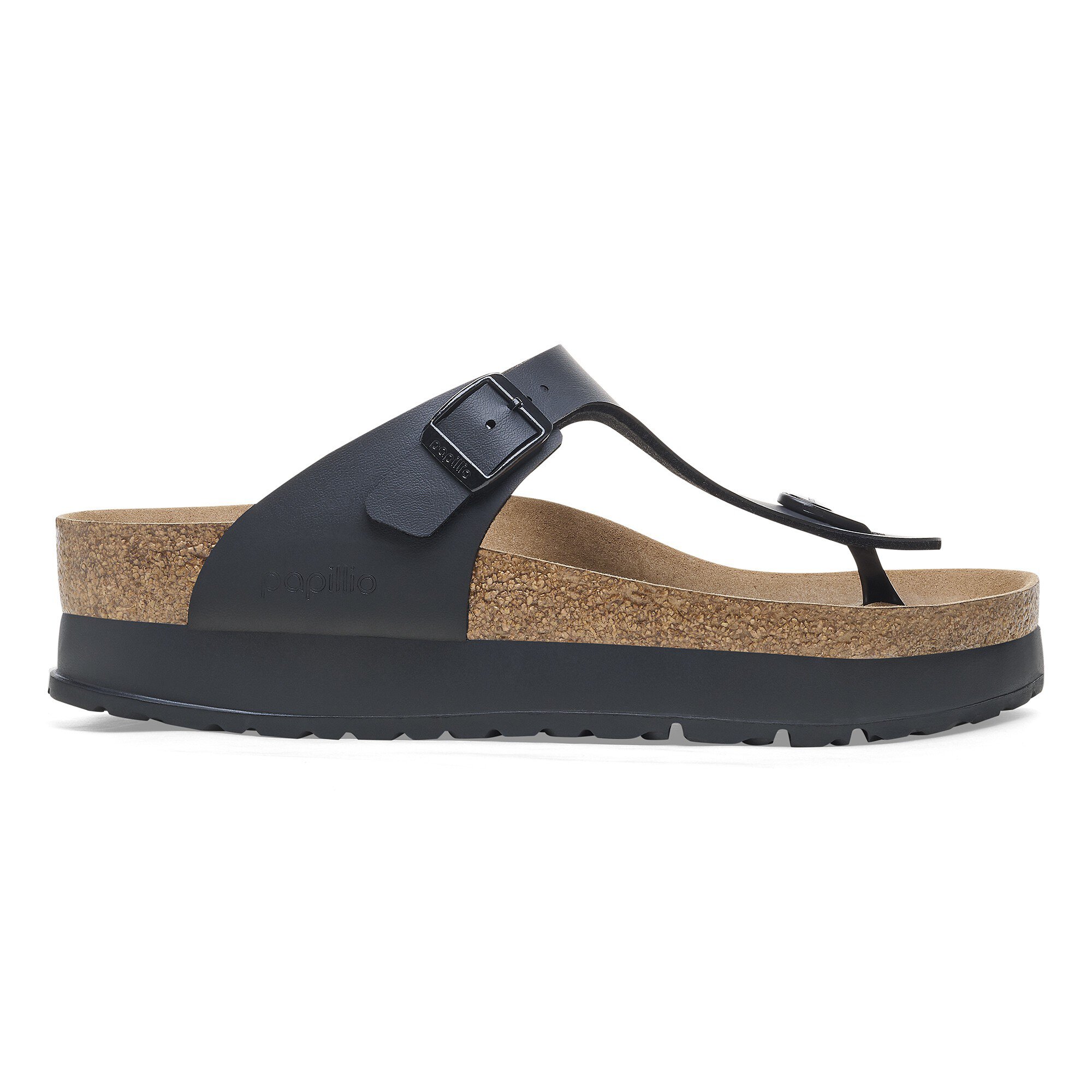 Gizeh PAP Flex Platform Birko Flor Black BIRKENSTOCK