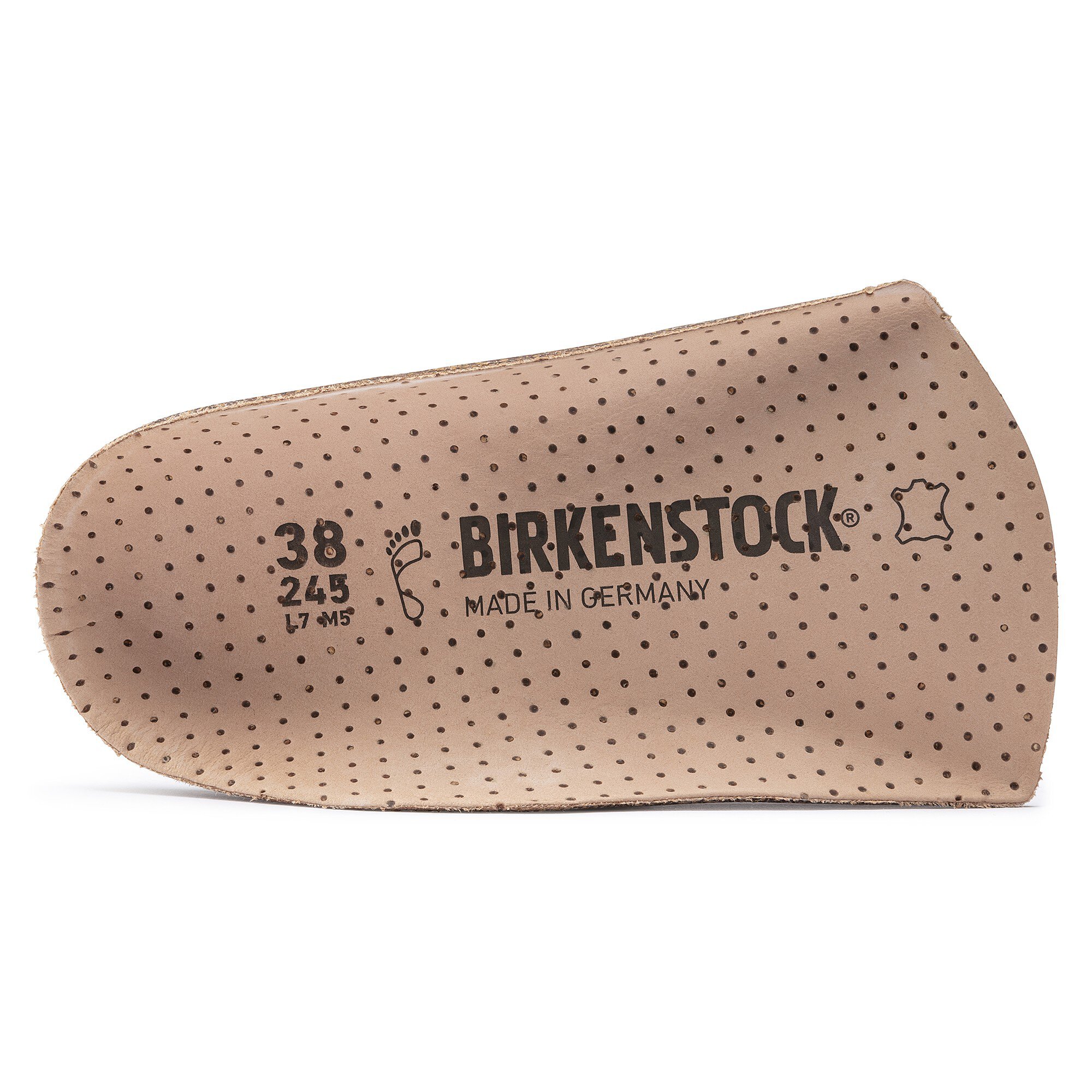 Birko Balance Insole Natural Leather Brown BIRKENSTOCK