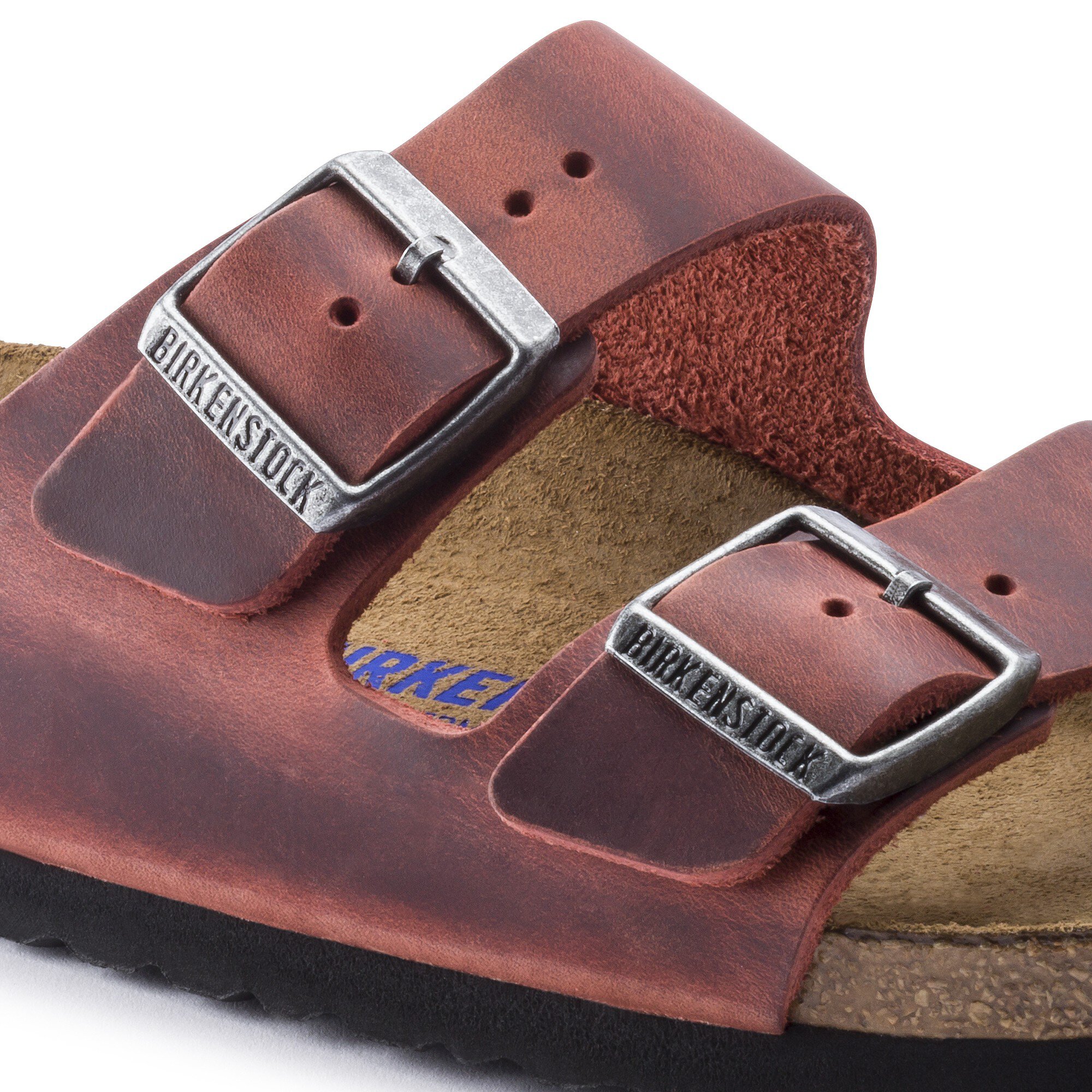 birkenstock mayari oiled leather earth red