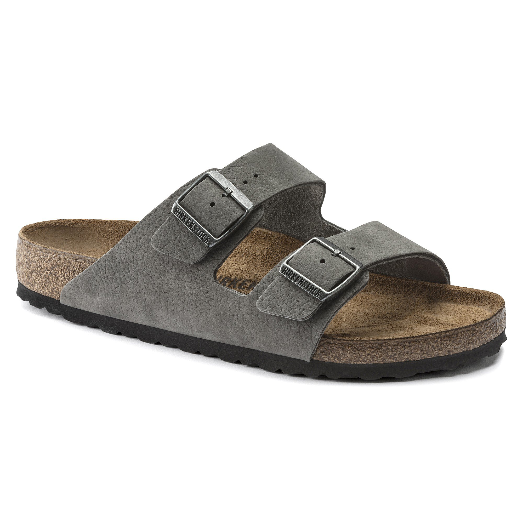 Arizona Nubuck Leather Desert Buck Whale Gray | BIRKENSTOCK