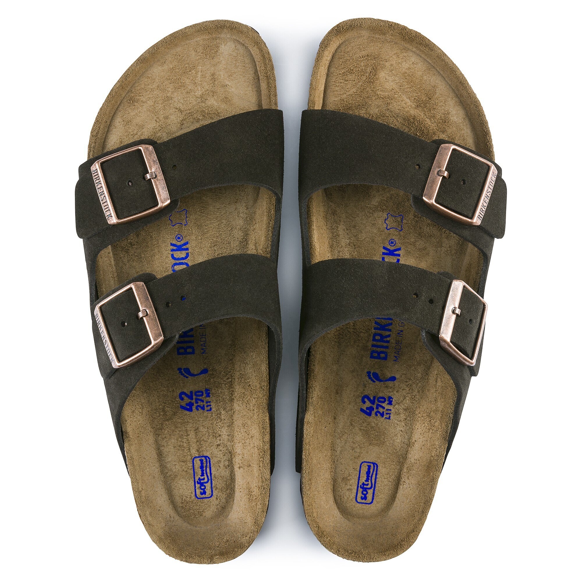 arizona suede leather mocha