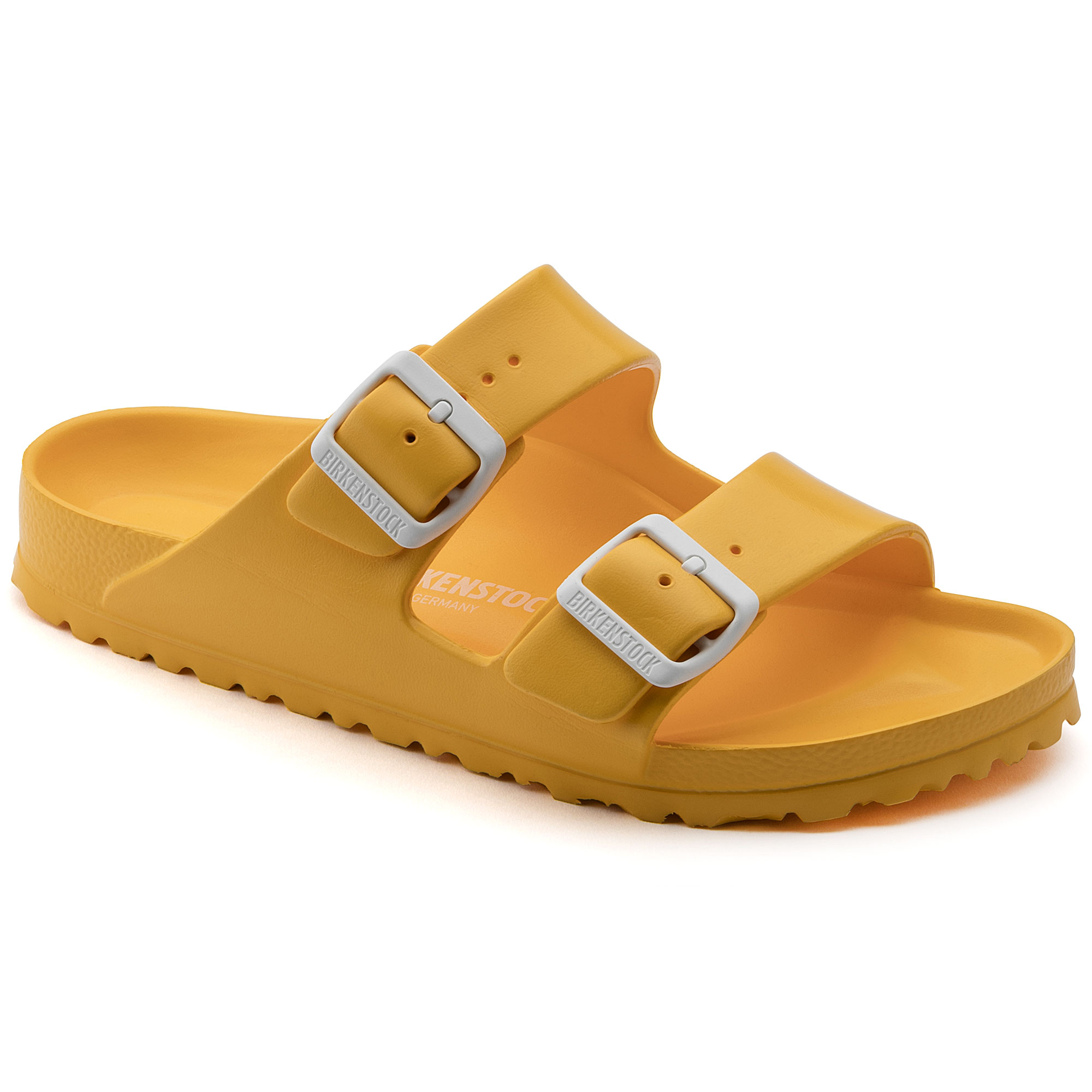 birkenstock women's arizona essentials eva sandals yellow