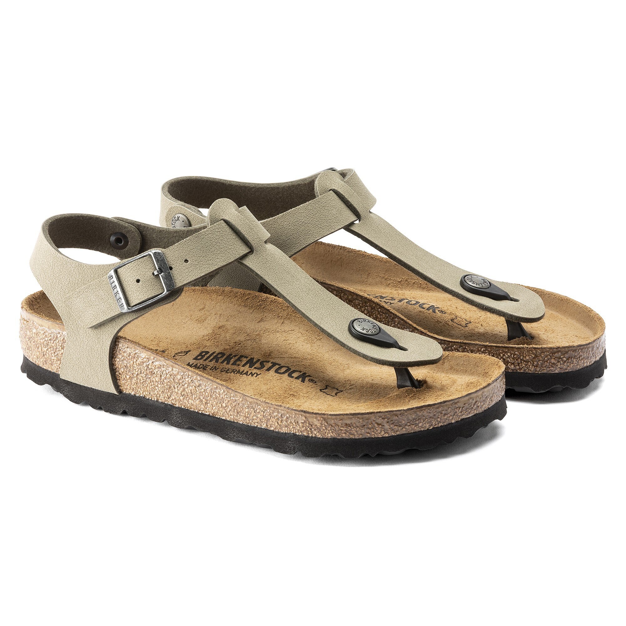 Kairo Birko-Flor Nubuck カーキ