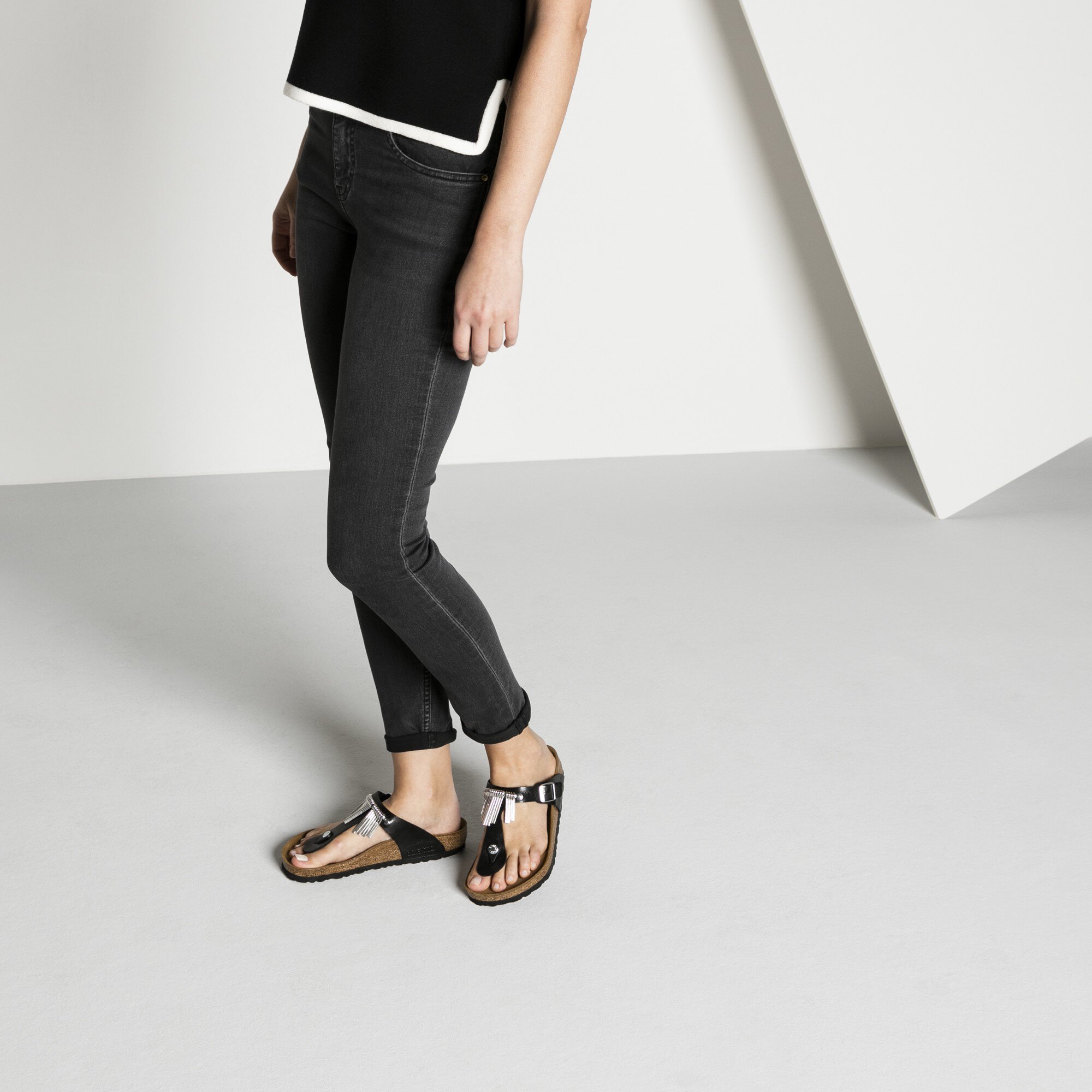 birkenstock gizeh fringe sandals