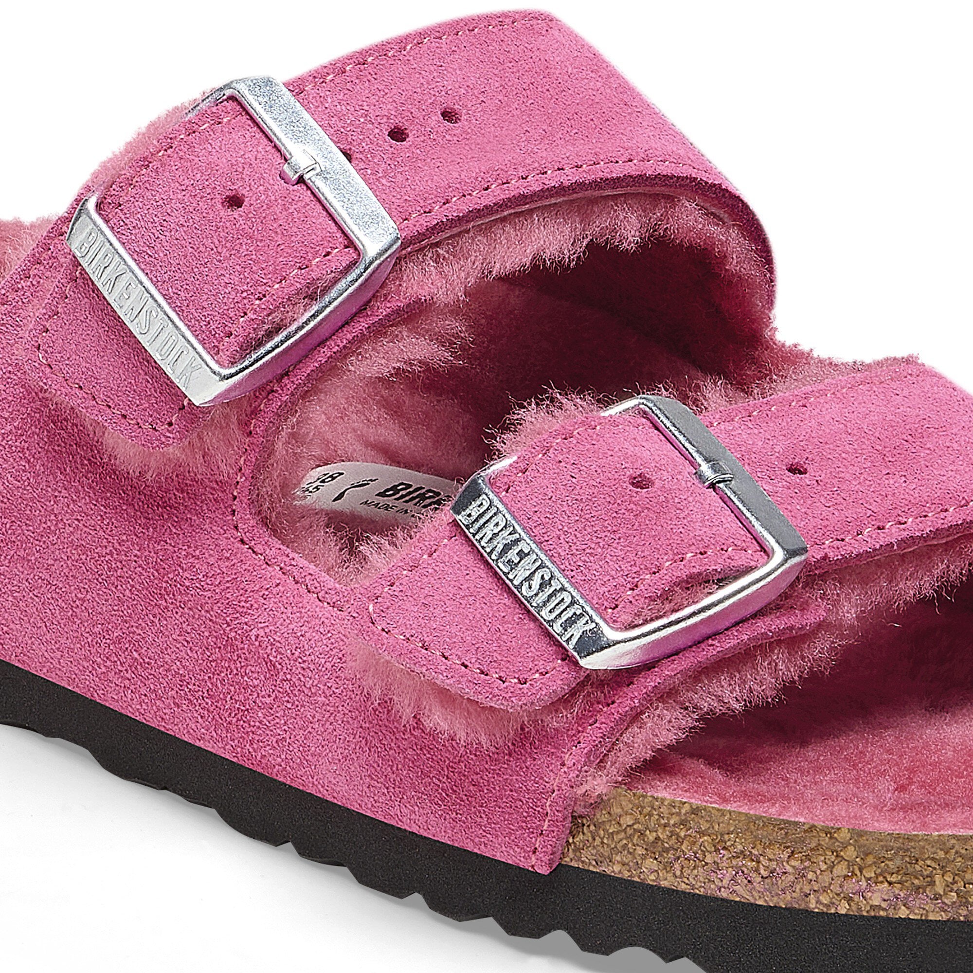 Red suede sales birkenstock arizona
