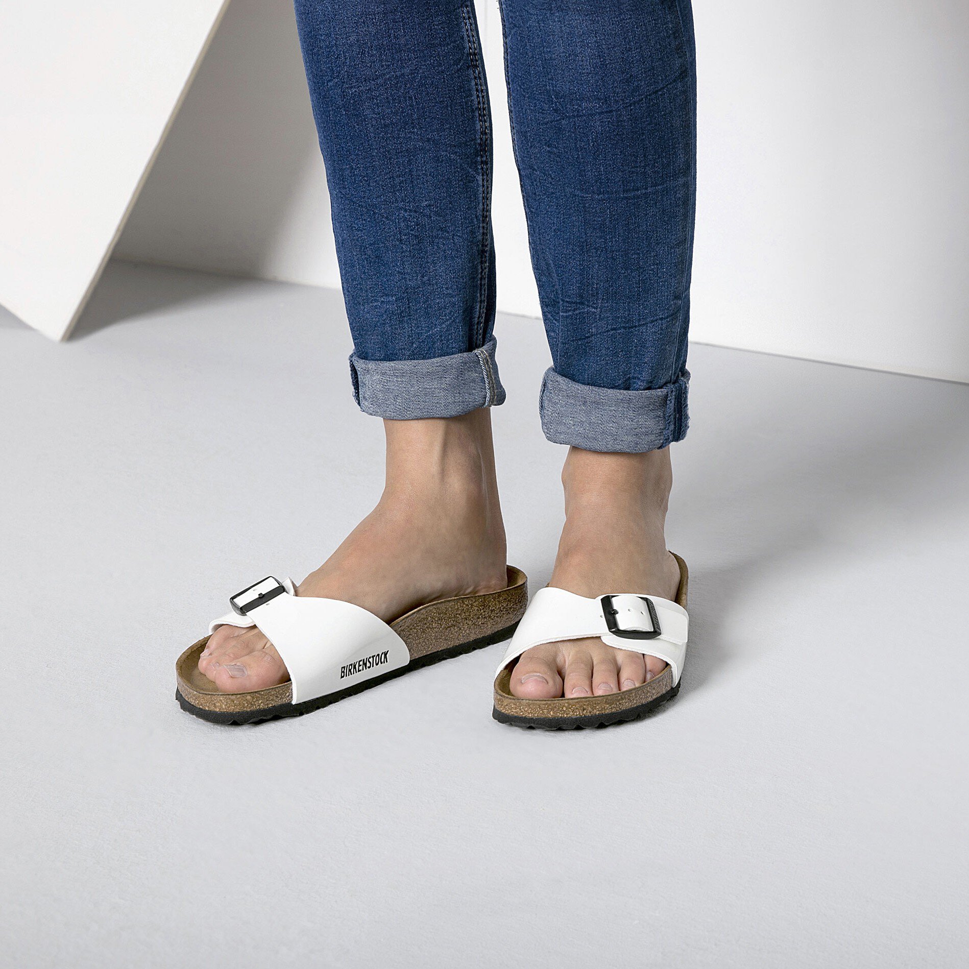 birkenstock patent white