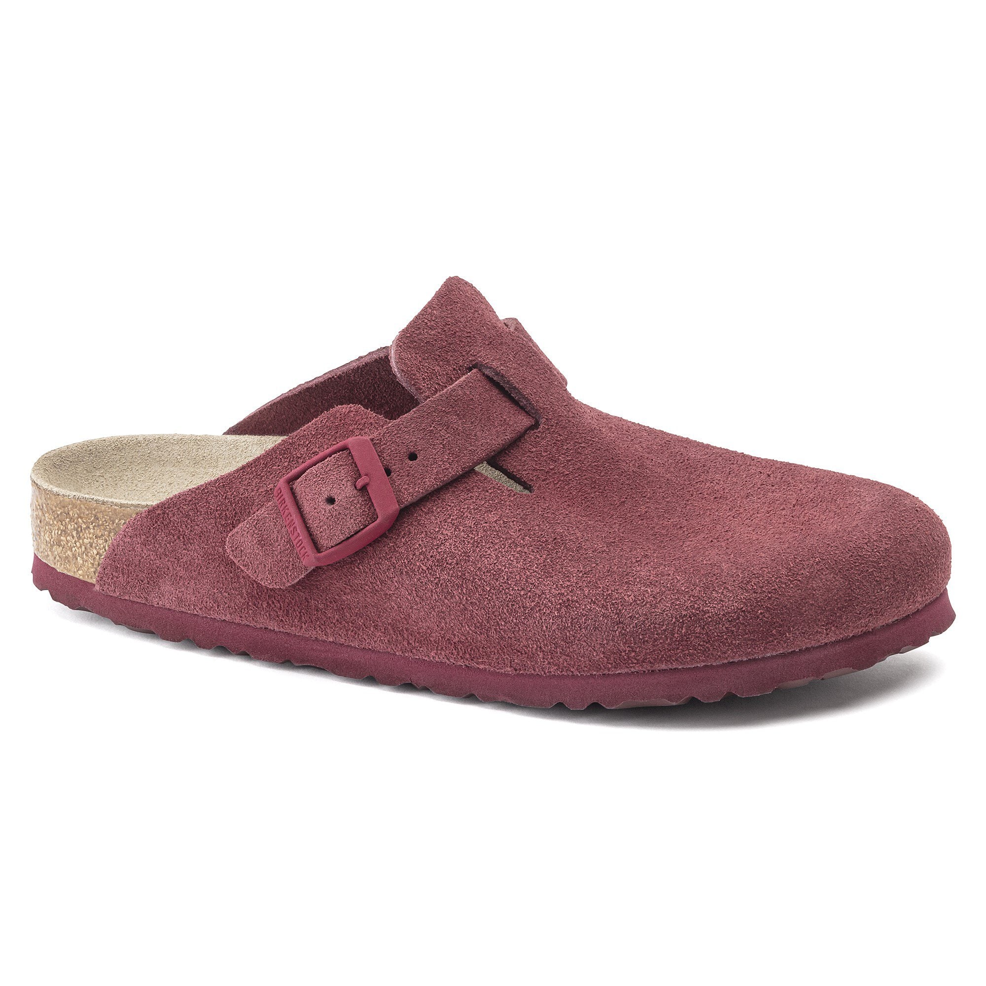 Birkenstock Arizona Soft Footbed (39 Maroon Nubuck)