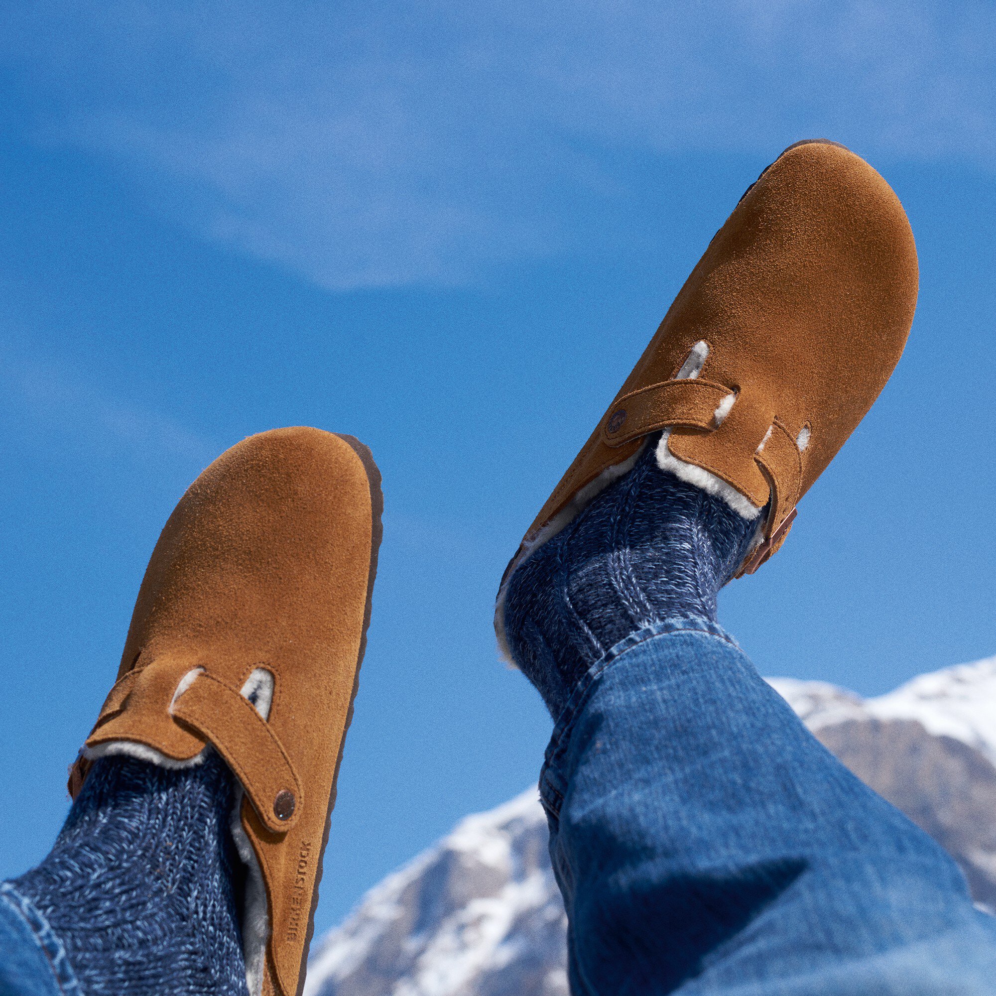 birkenstock boston shearling mens