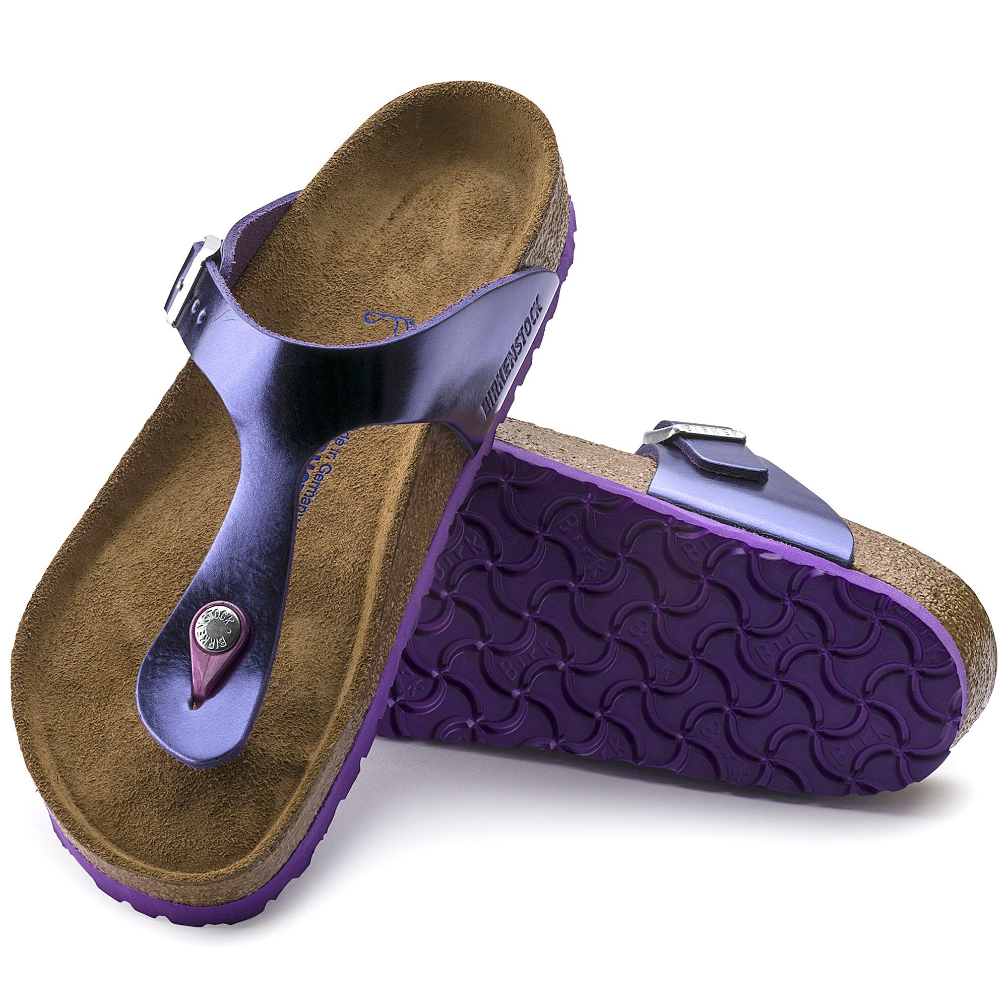 birkenstock violet metallic