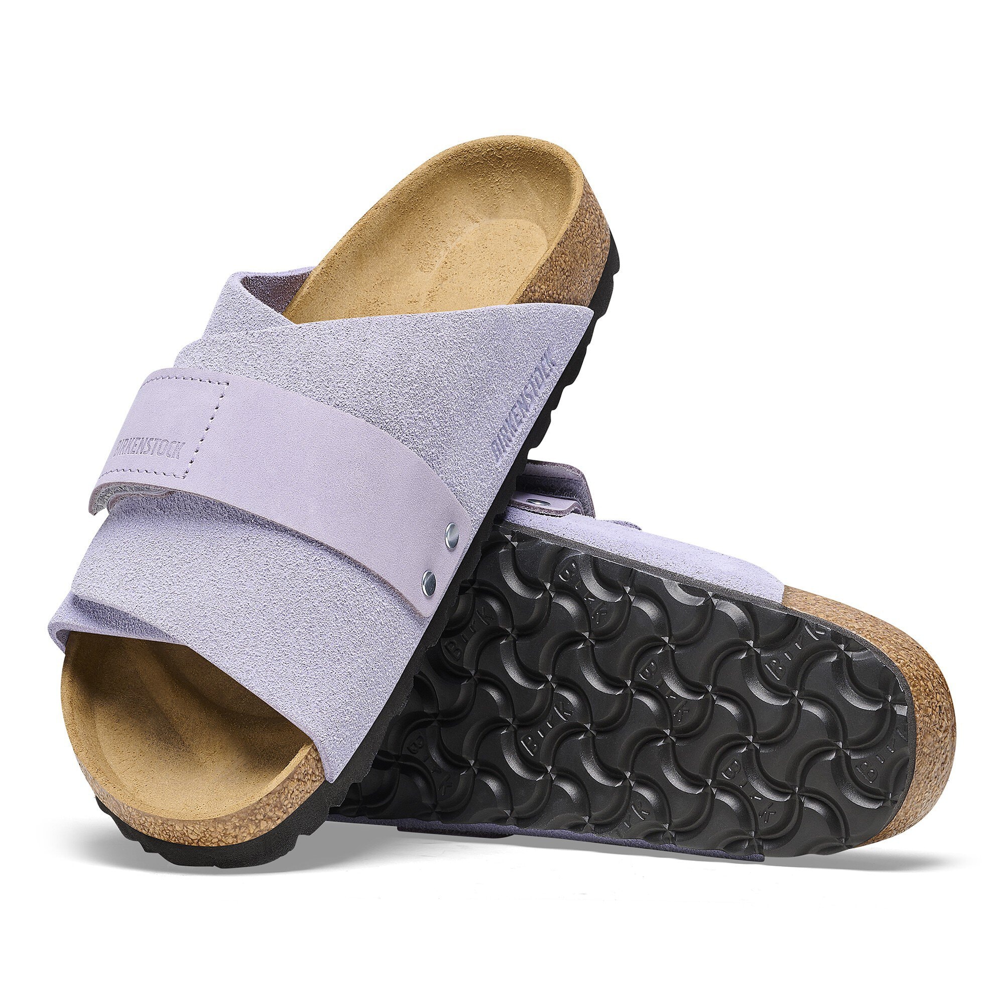 Kyoto Nubuck-Suede Leather Purple Fog | BIRKENSTOCK
