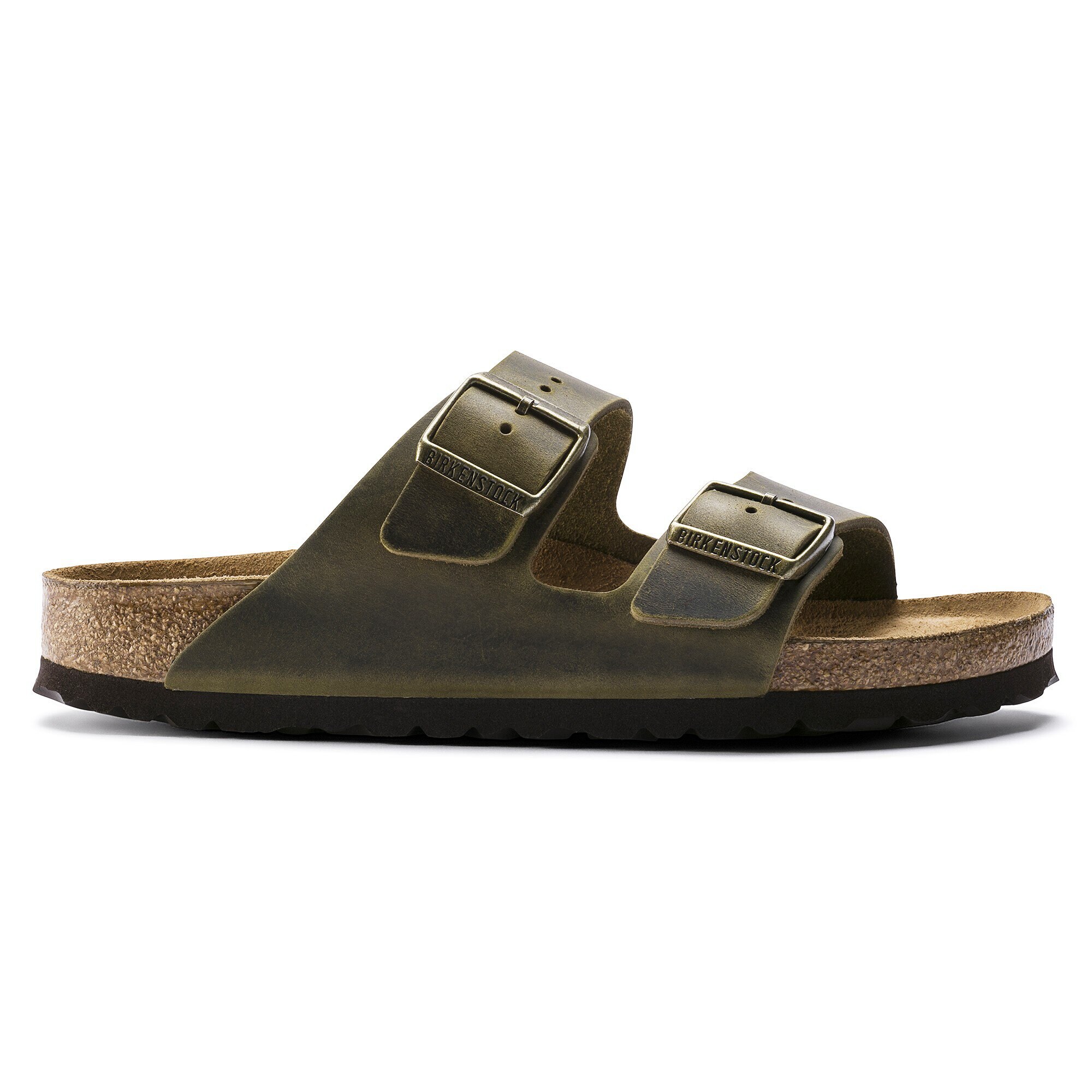 birkenstock arizona jade oiled leather