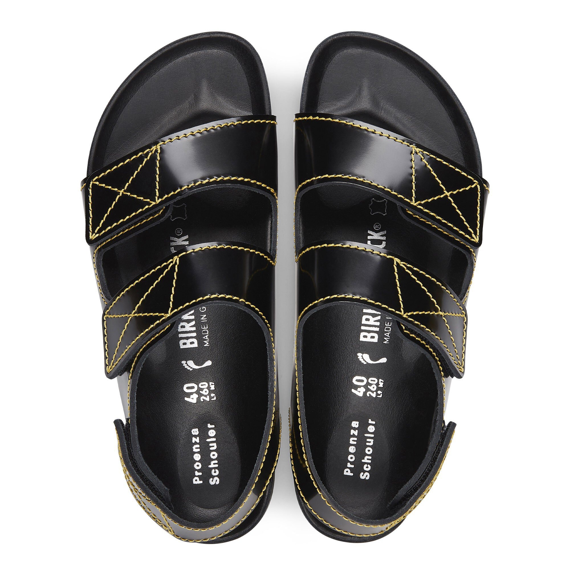 Milano Schouler Leather Black BIRKENSTOCK