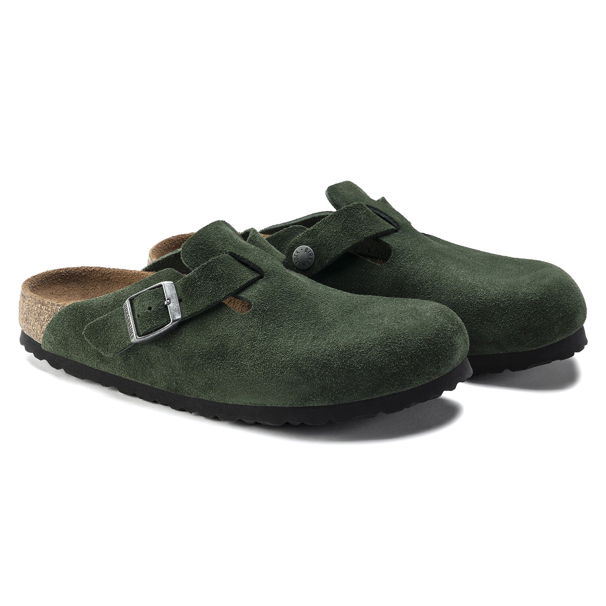 Birkenstock boston green on sale