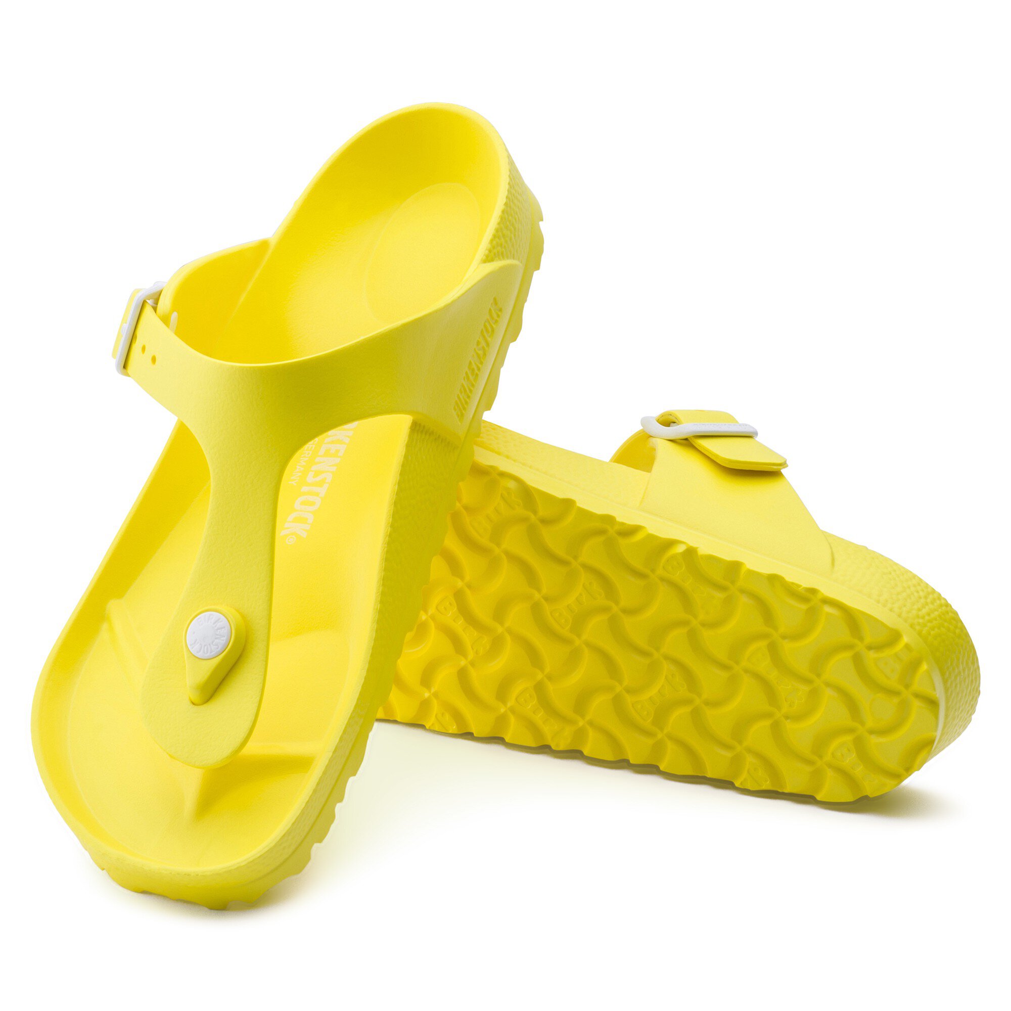 yellow gizeh birkenstock