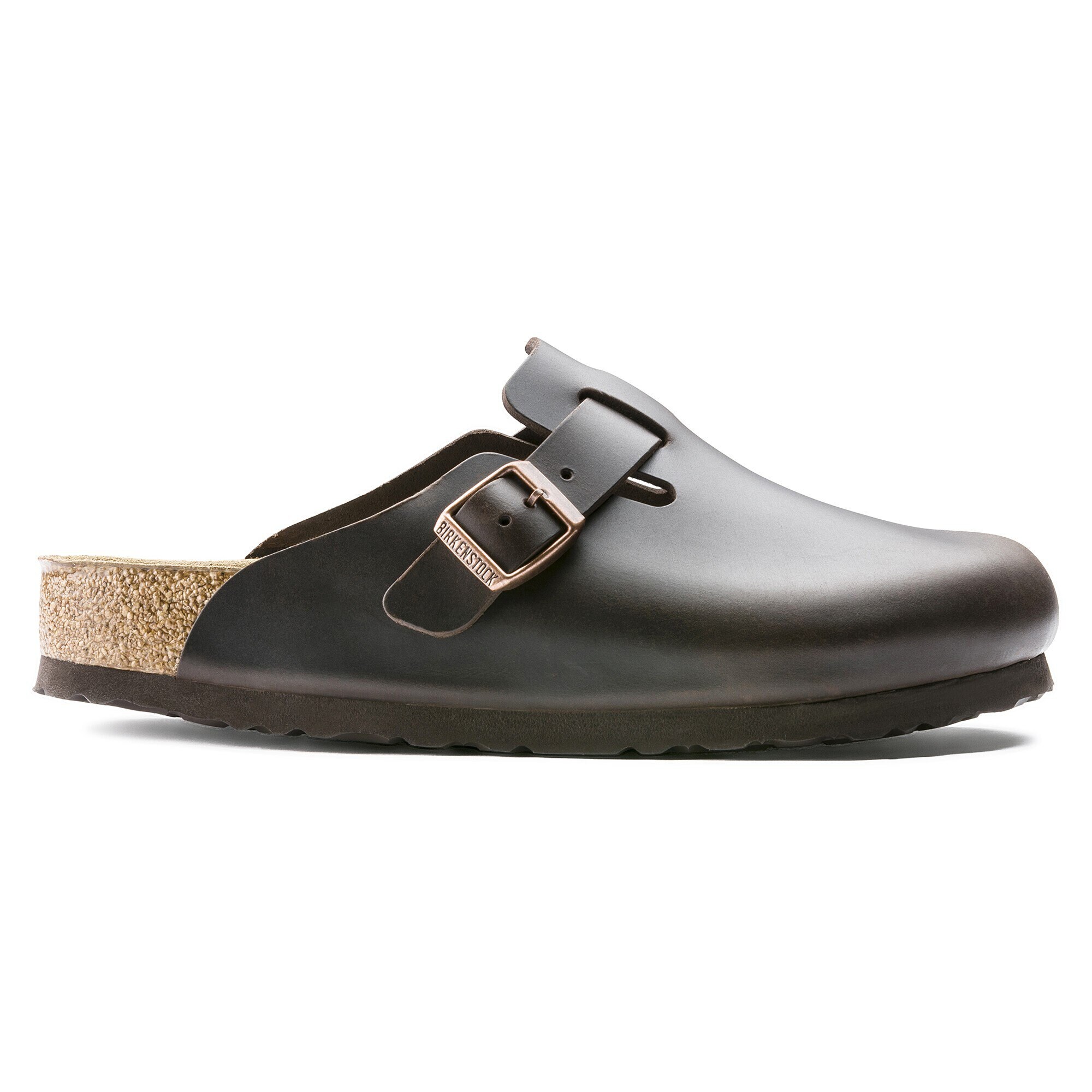 James Dyson Verhogen Parasiet Boston Soft Footbed Smooth Leather Amalfi Testa Di Moro | BIRKENSTOCK