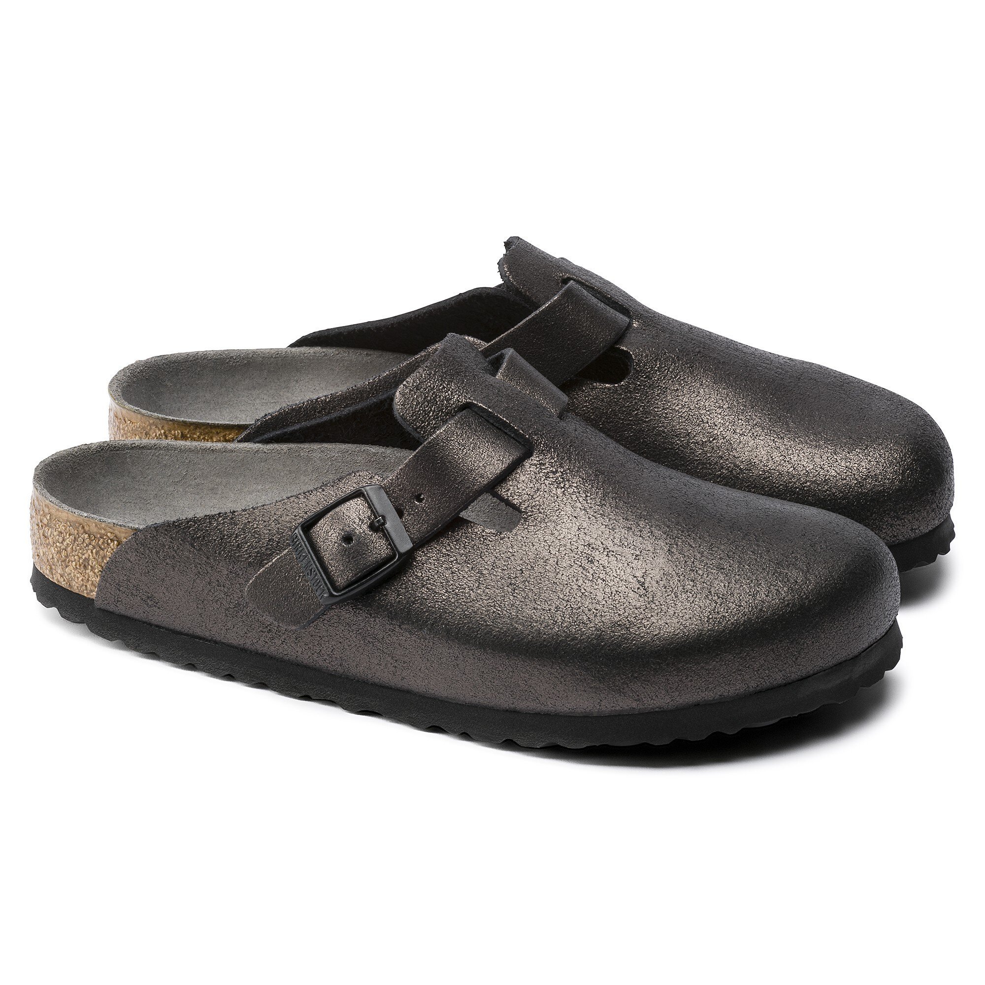 birkenstock boston metallic