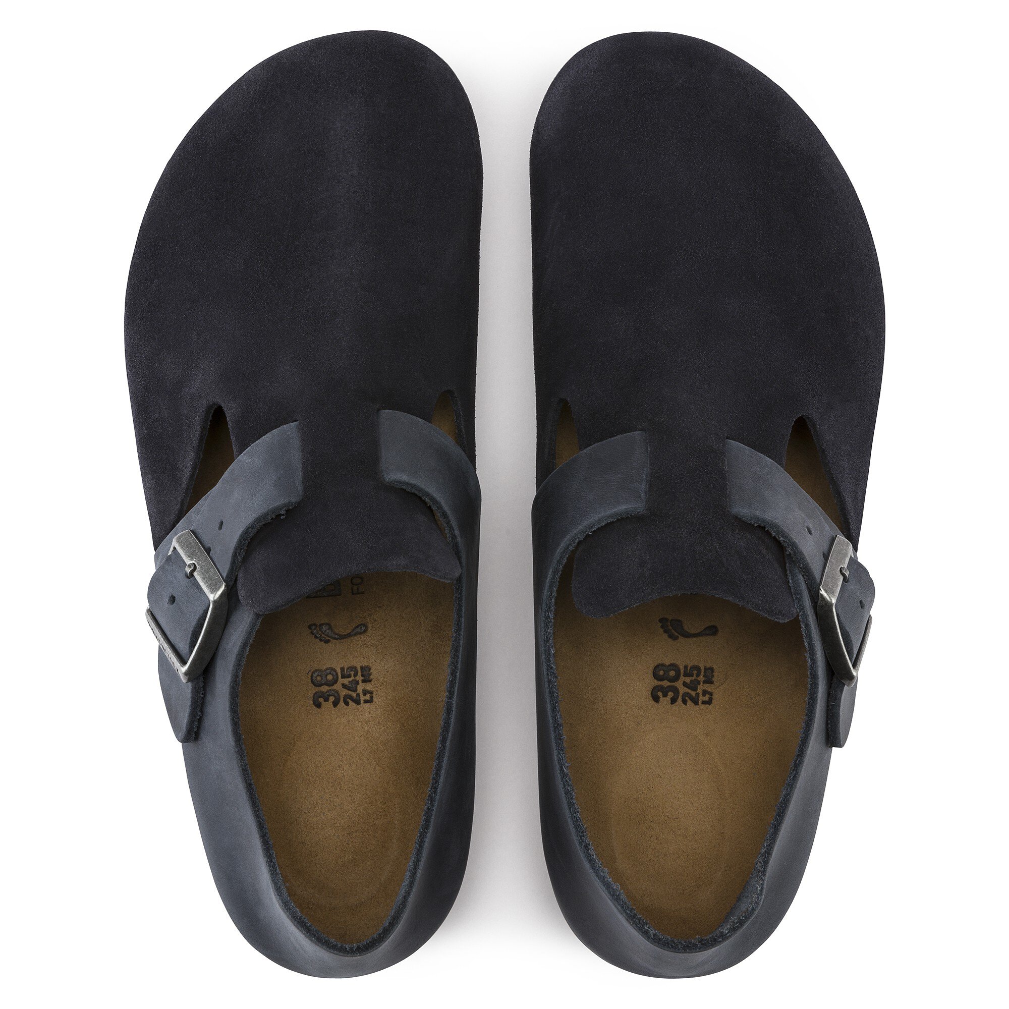 London Oiled Leather/Suede Leather Night Blue | BIRKENSTOCK