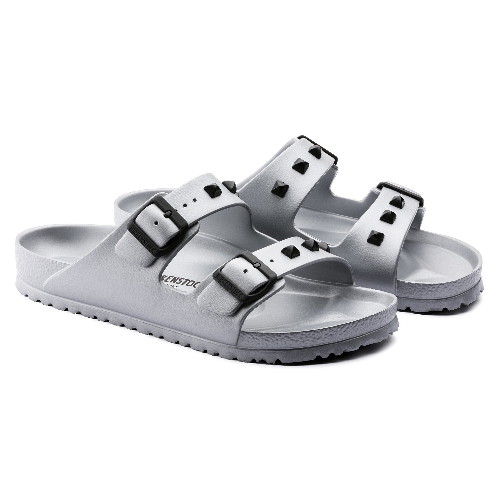 Componeren Samuel schilder Arizona Essentials EVA Studded Silver | BIRKENSTOCK