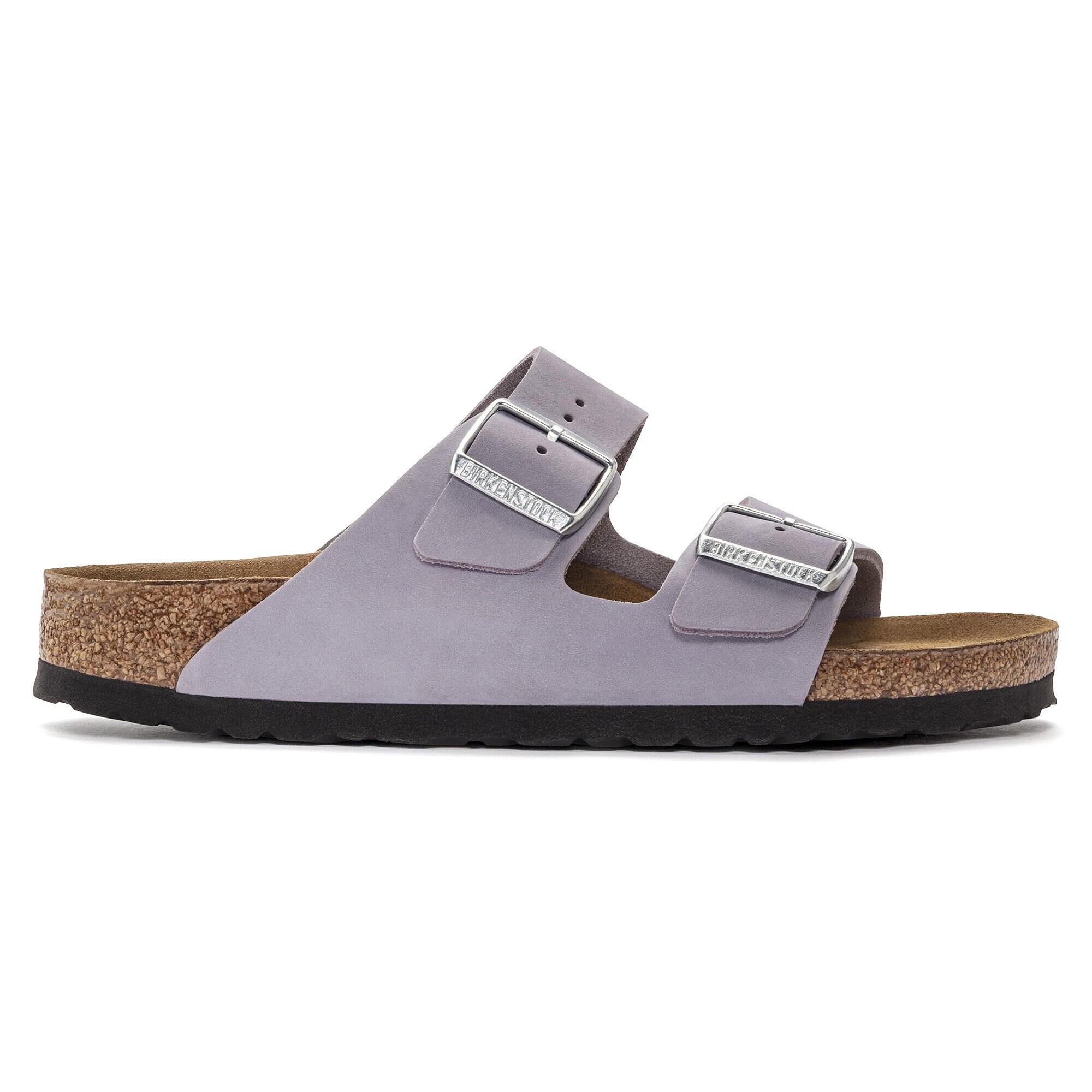 Kommunikationsnetværk eskortere Takt Arizona Soft Footbed Nubuck Leather Purple Fog | BIRKENSTOCK