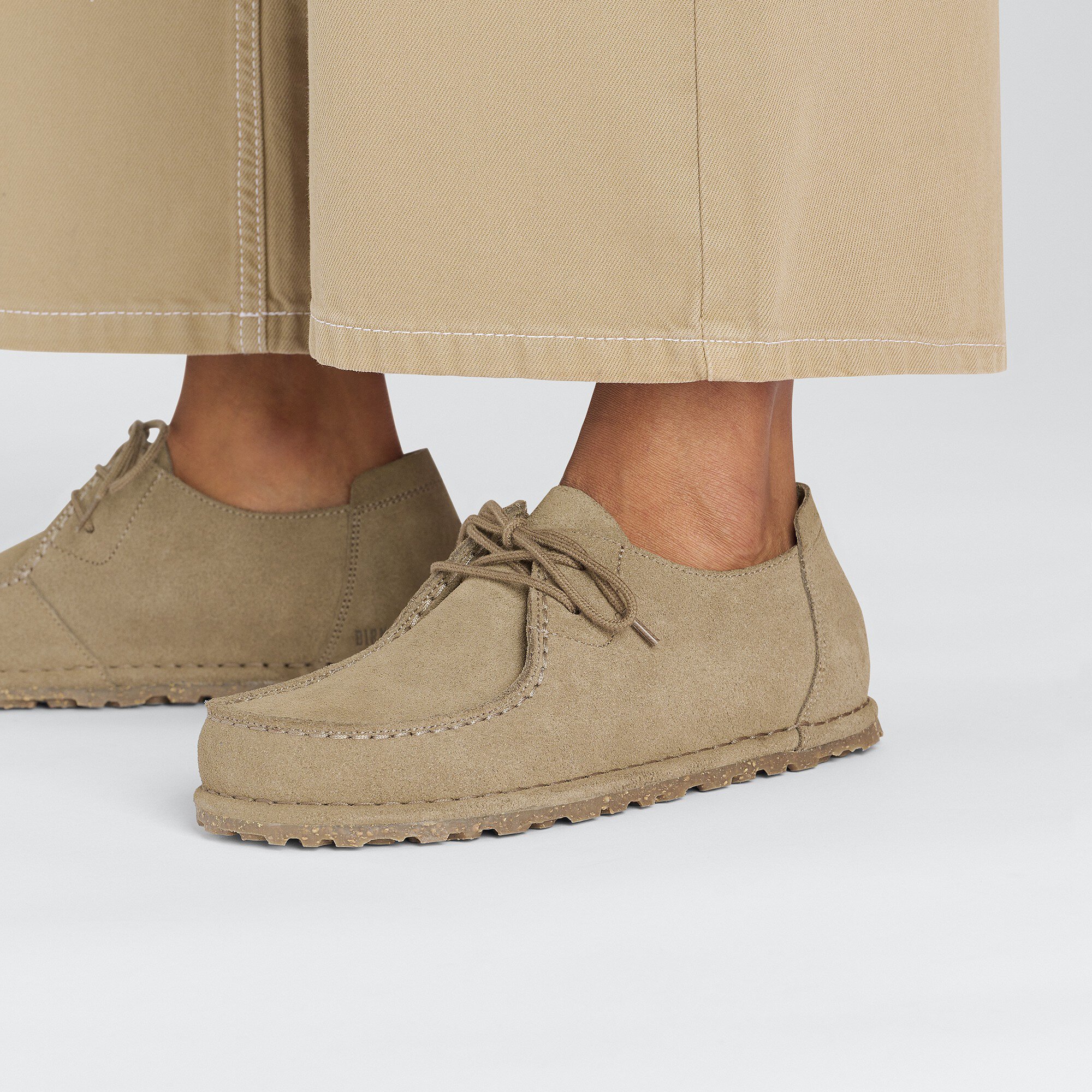 BIRKENSTOCK ビルケンシュトック Utti ウッティ レース Utti Lace / ウッティ レース スエードレザー グレイ トープ
