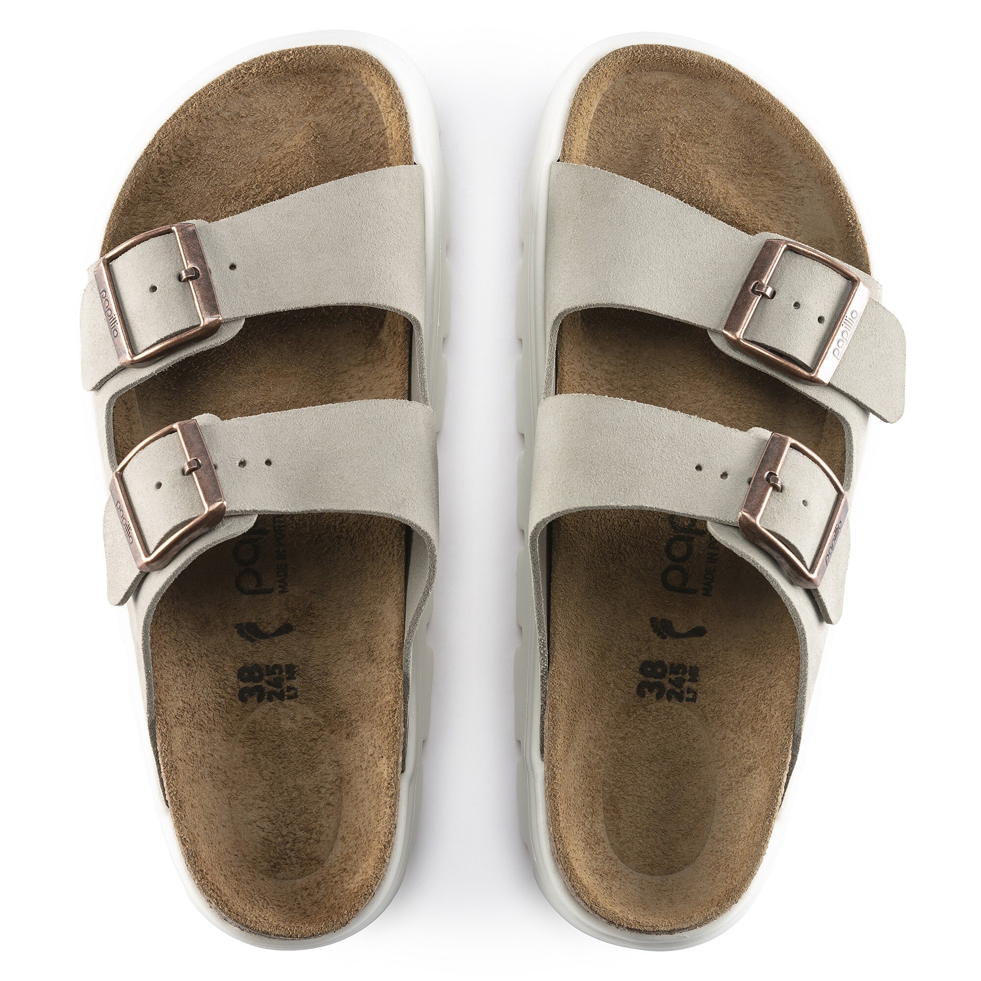 birkenstock arizona suede taupe