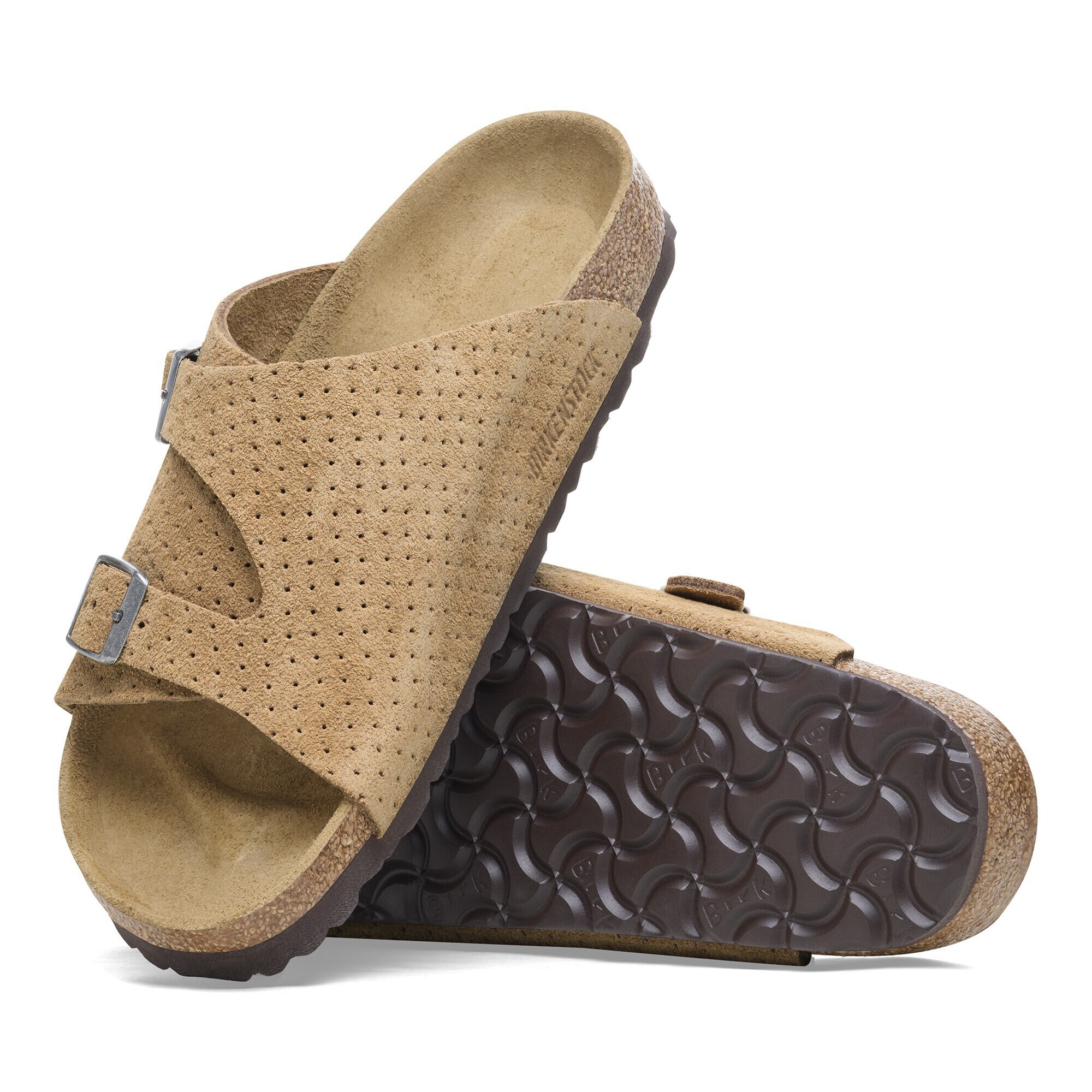 Zürich Suede Embossed Dotted New Beige | BIRKENSTOCK