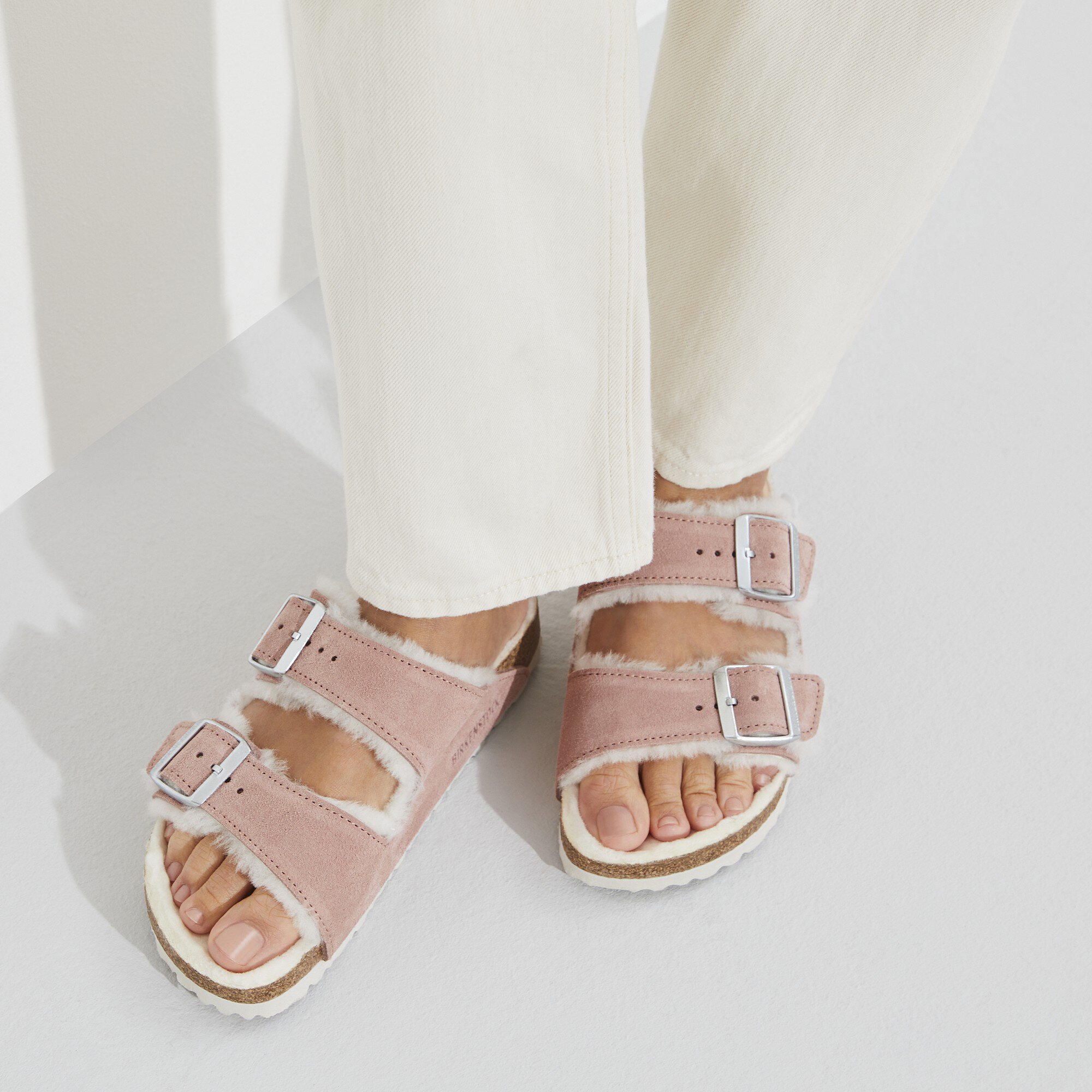 Arizona Shearling Suede Leather