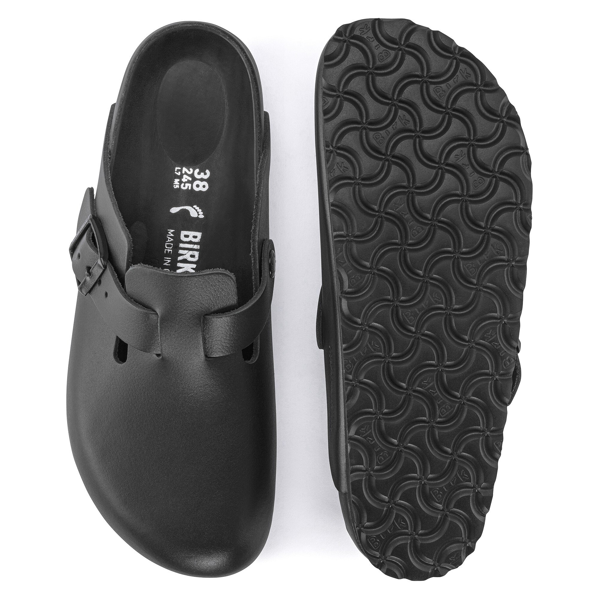 Boston Exquisite Leather Black | BIRKENSTOCK