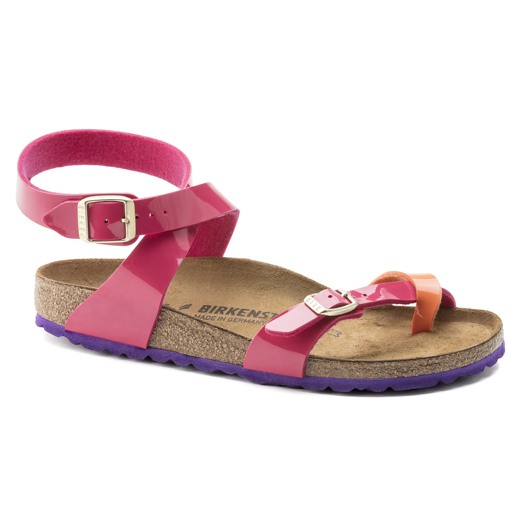 Yara Birko-Flor Tropical Orange Pink BIRKENSTOCK