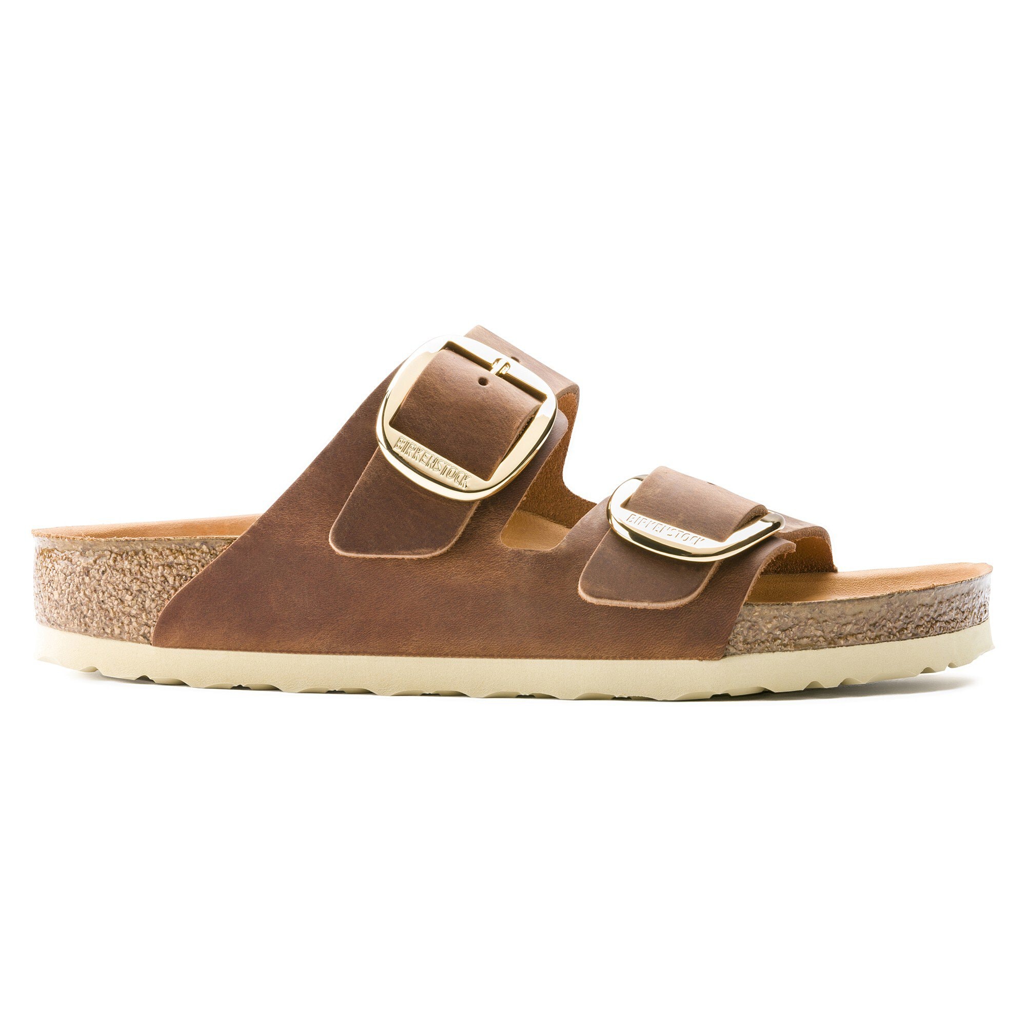 Arizona Big Buckle Leather Cognac BIRKENSTOCK