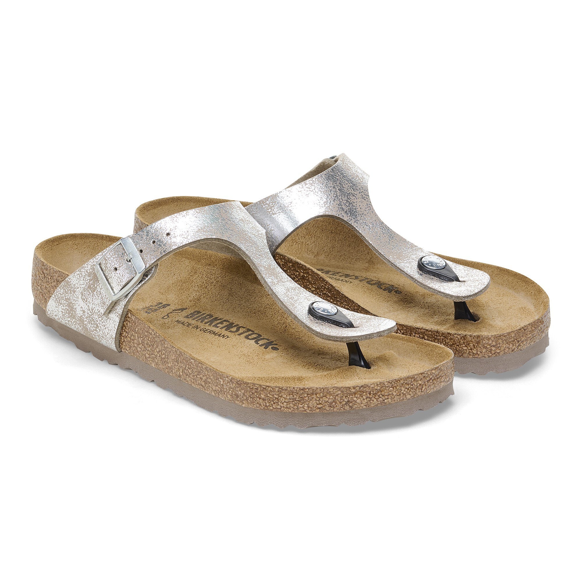 Birkenstock gizeh metallic store