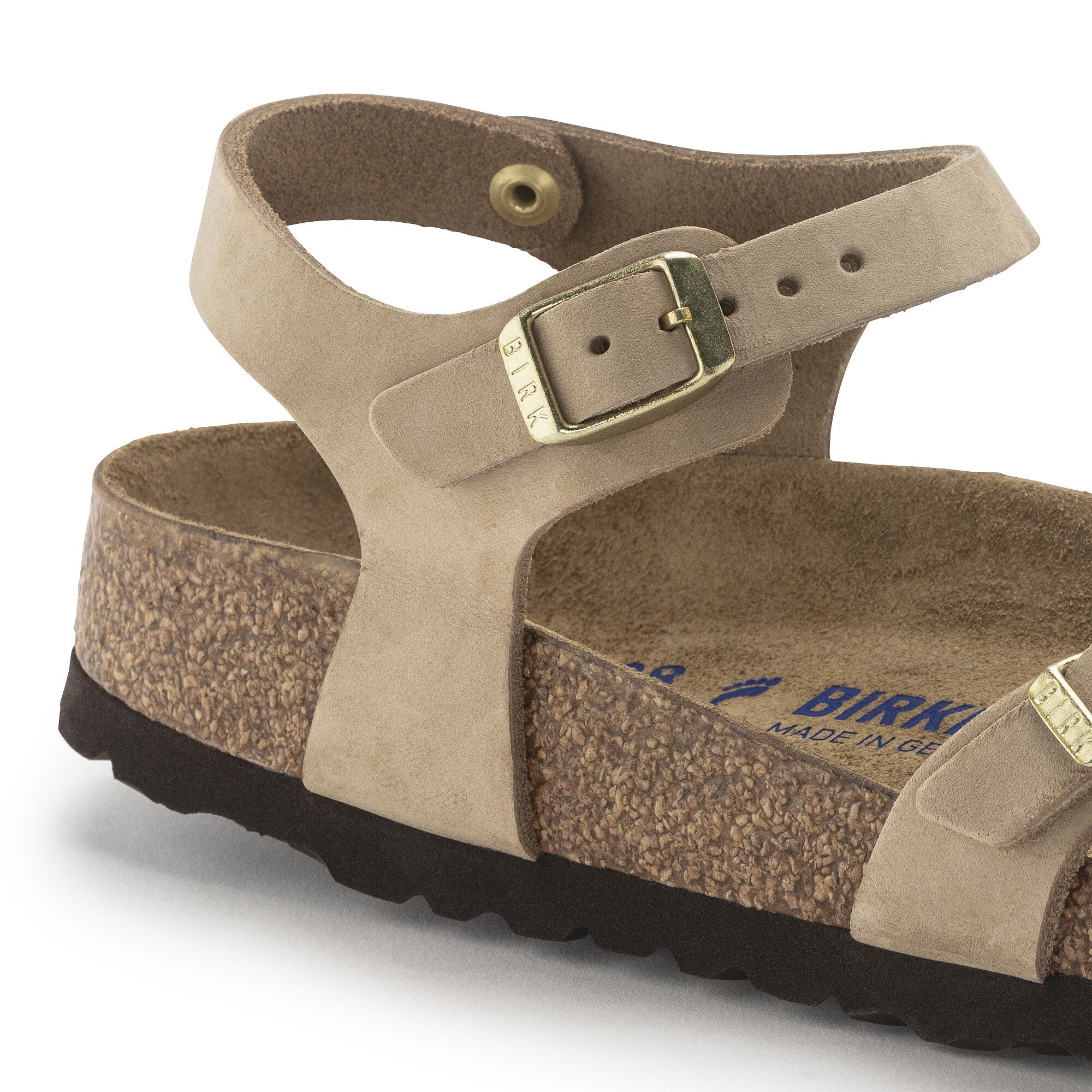 Kumba Soft Footbed Nubuck Leather Sandcastle BIRKENSTOCK