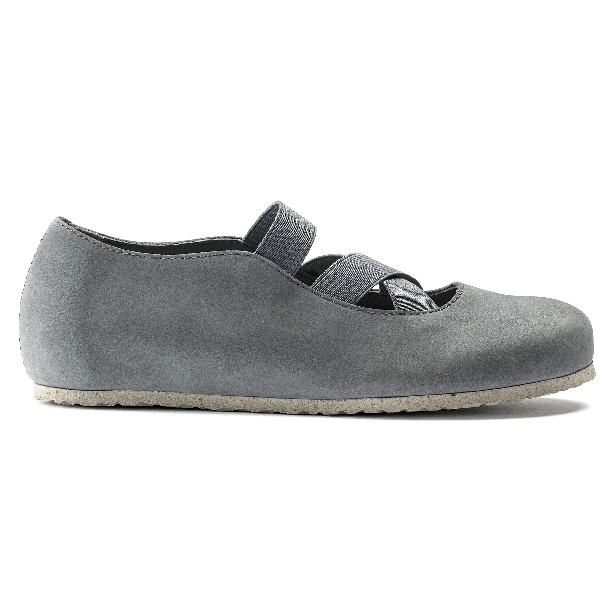 Santa Ana Nubuck Leather Whale Gray | BIRKENSTOCK