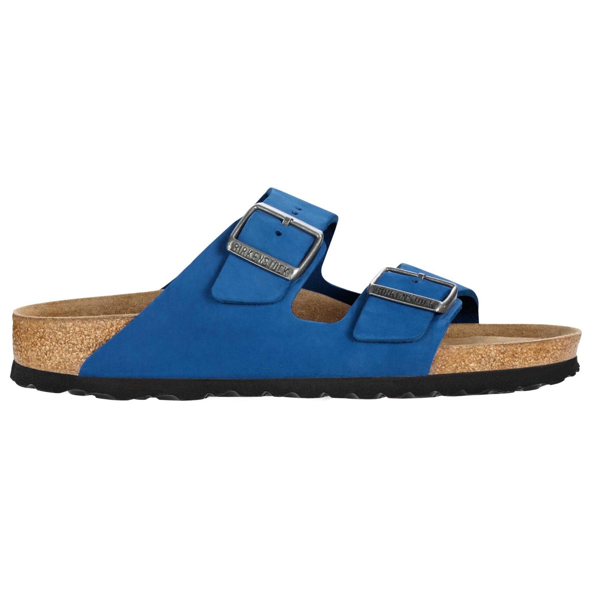 Arizona Soft Footbed Nubuck Leather Blue | BIRKENSTOCK