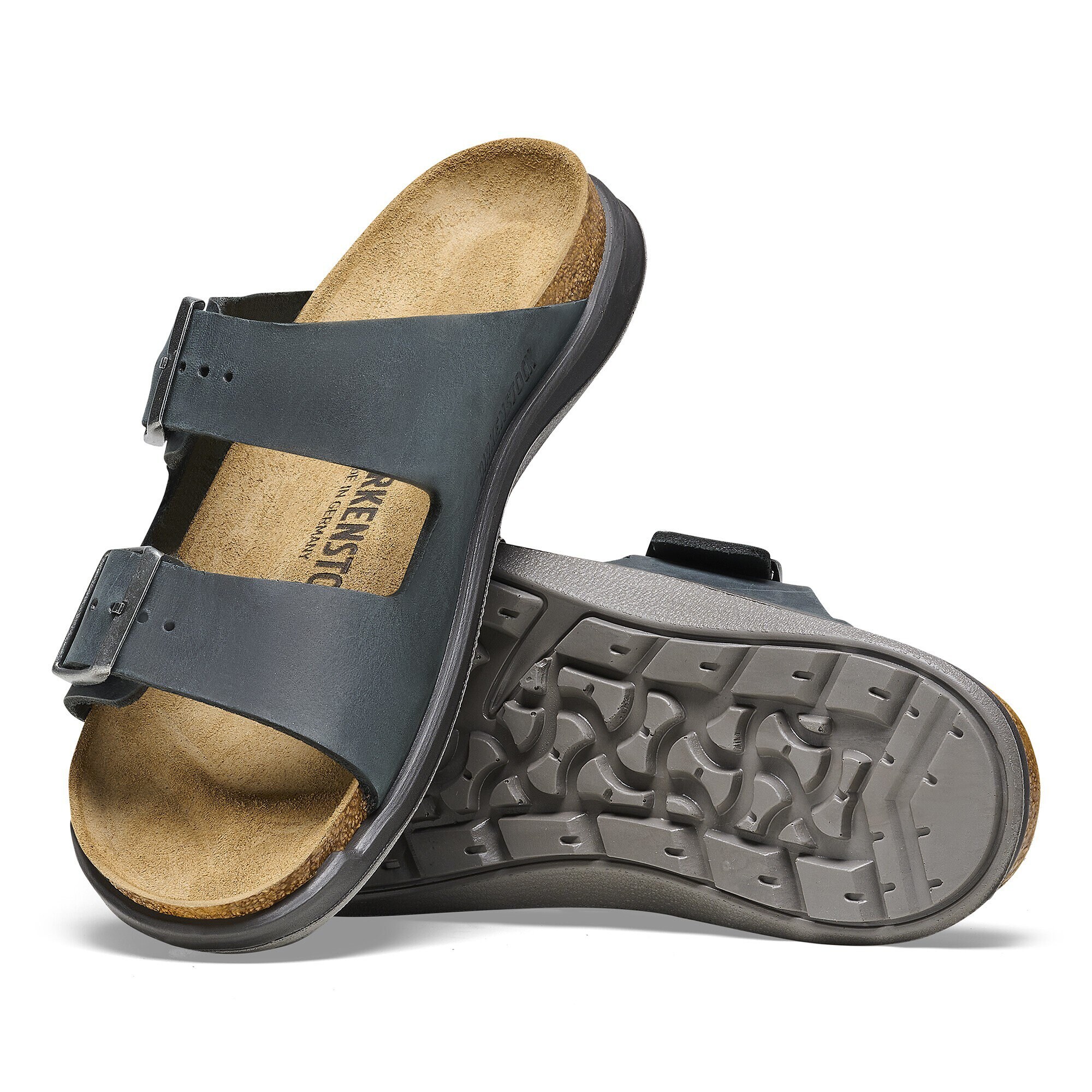Arizona Crosstown Waxy Leather Black | BIRKENSTOCK
