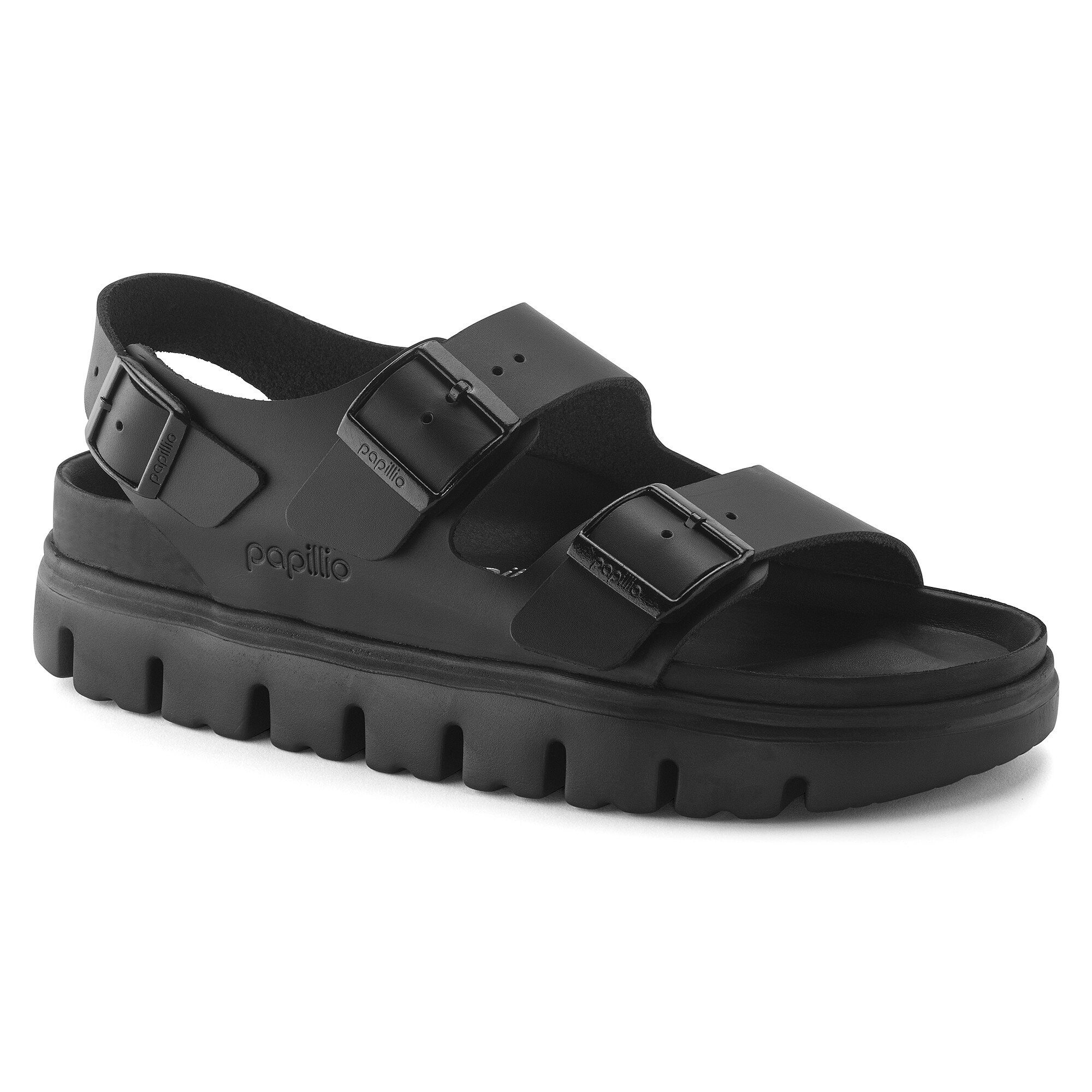 Milano Chunky Leather Black | BIRKENSTOCK