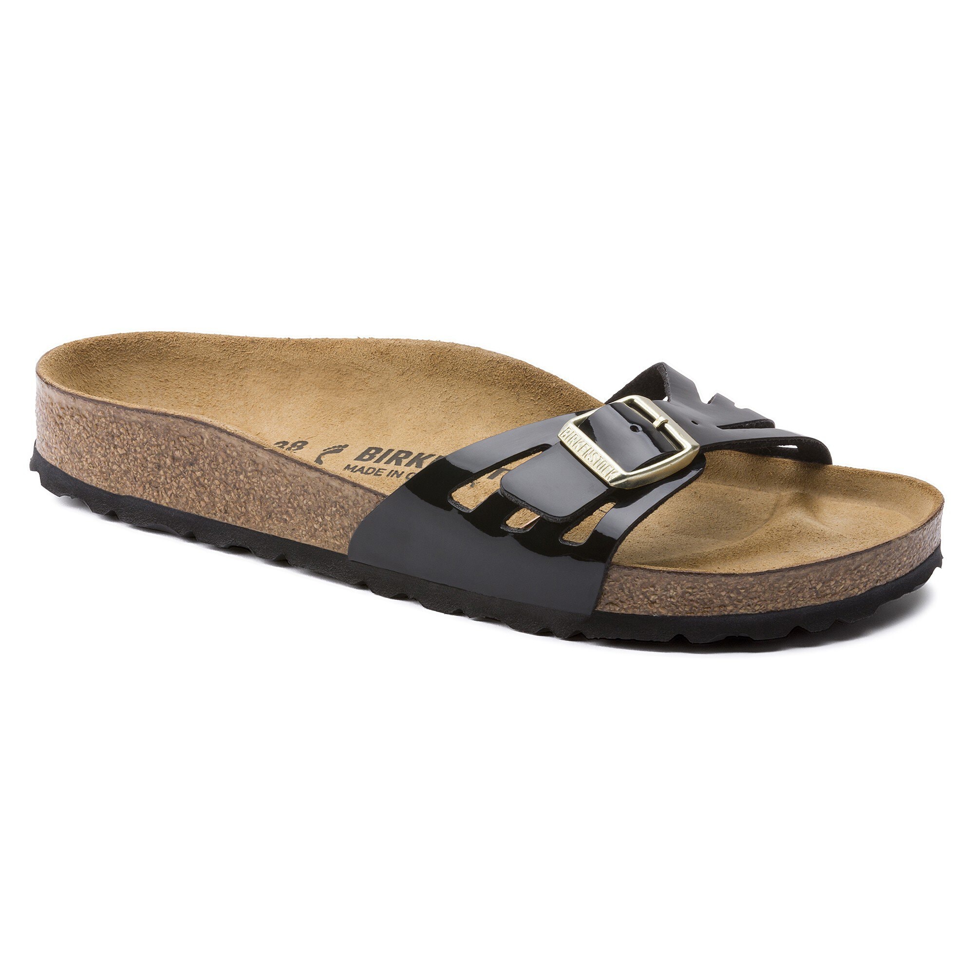 voorzien bungeejumpen kleding Molina Birko-Flor Patent Black Patent | BIRKENSTOCK