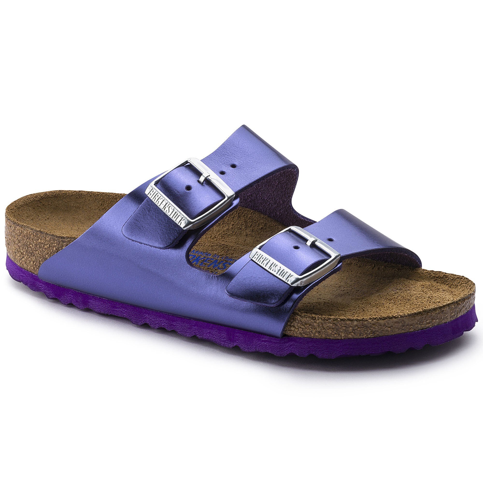 birkenstock arizona soft footbed lilac